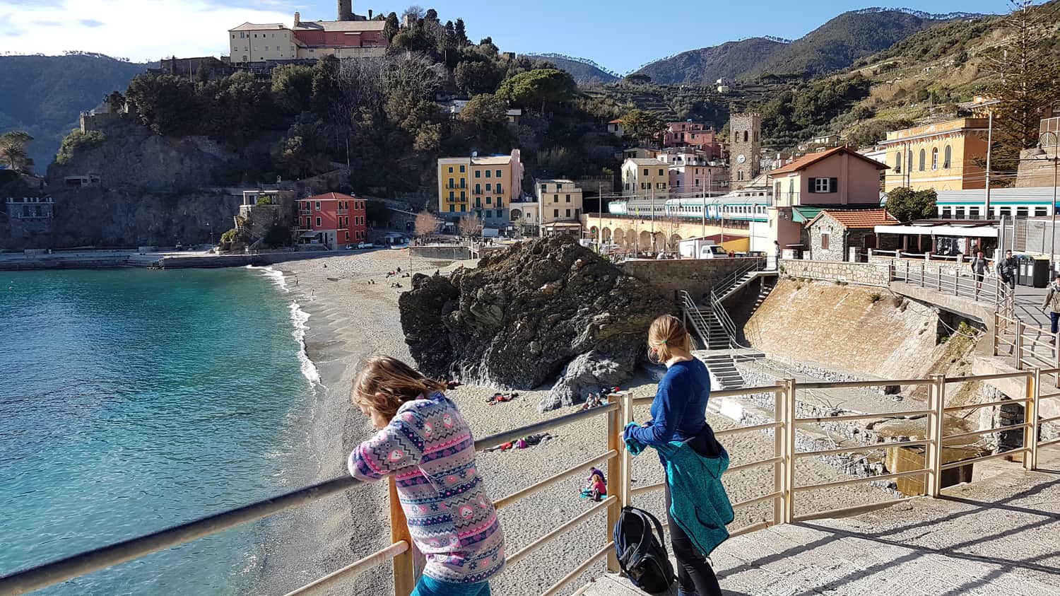 Plaża w Monterosso al Maare - Cinque Terre