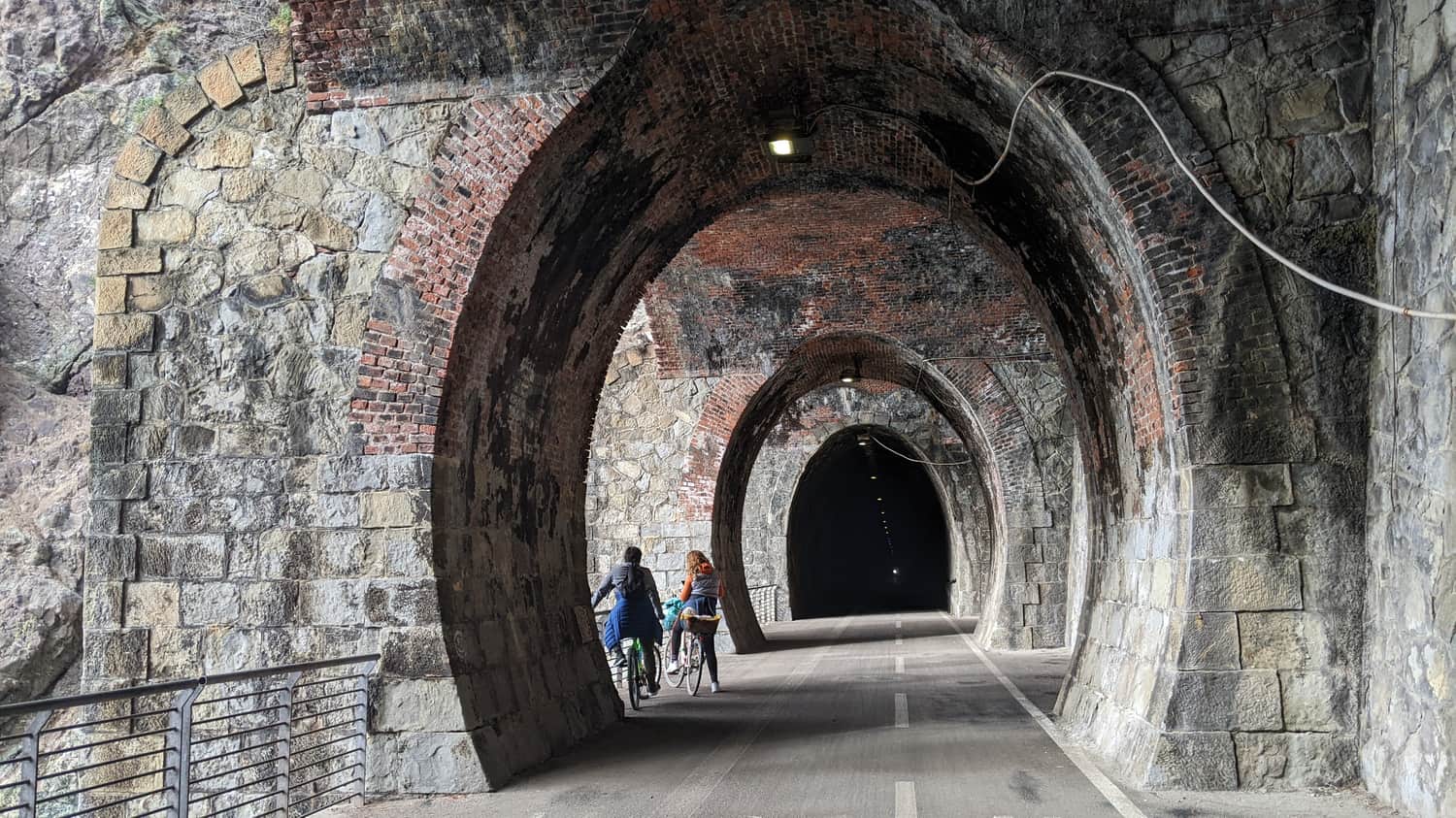 Walking and cycling route from Levanto to Framura