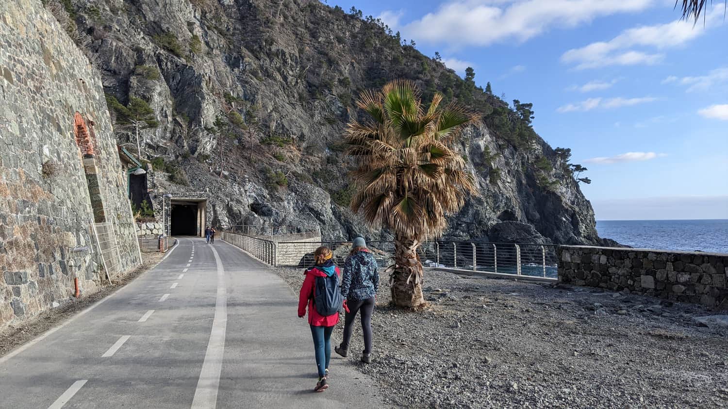 Exit from the tunnel between Levanto and Bonassola