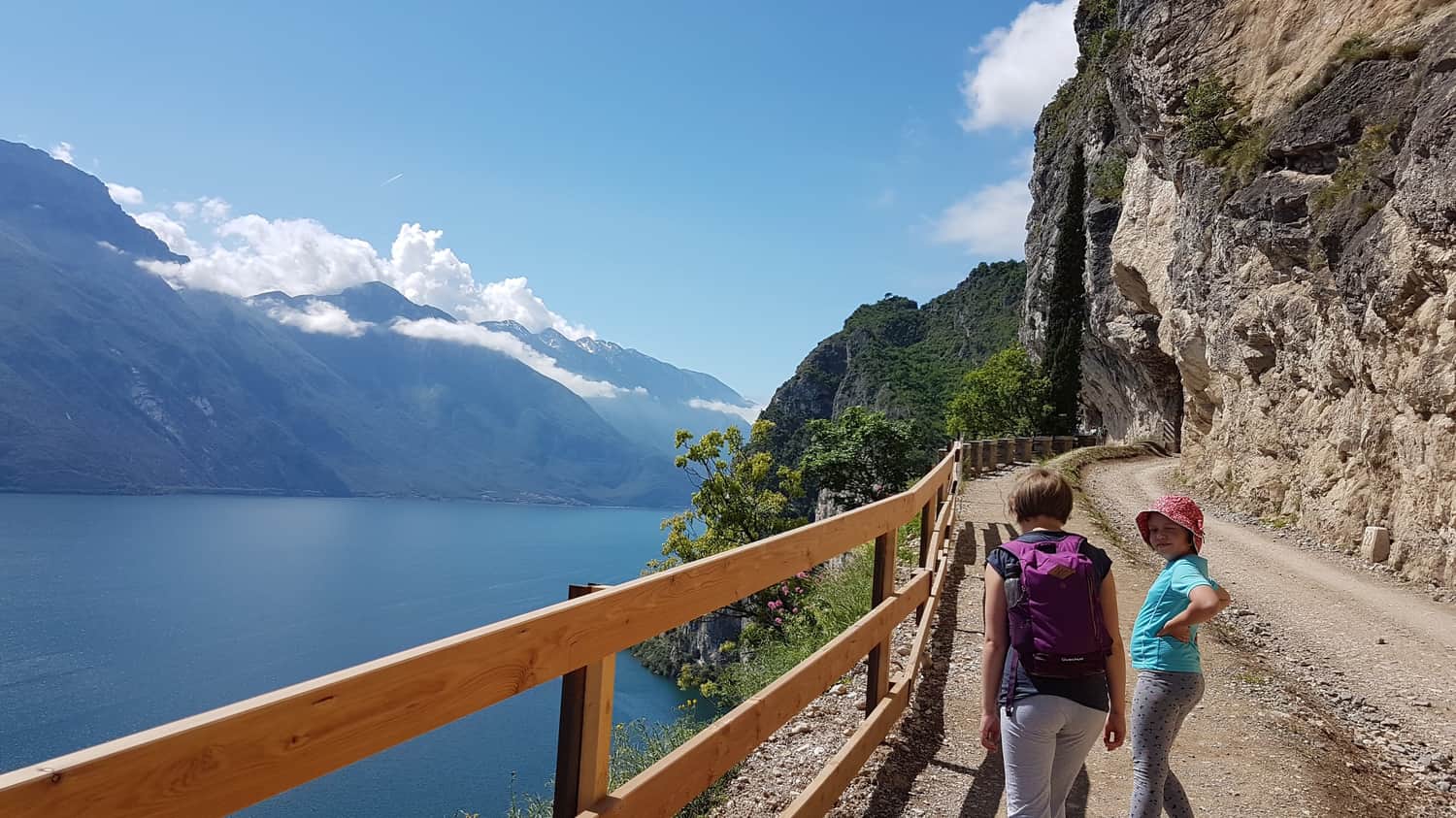 Via del Ponale szlak pieszo-rowerowy nad jeziorem Garda