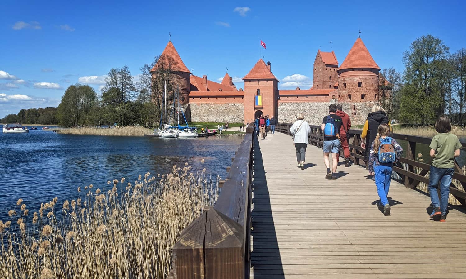 Zamek na wyspie w Trokach