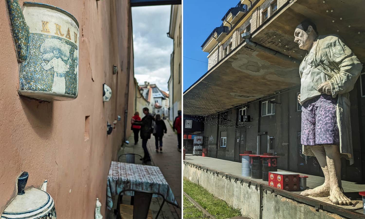 Sztuka mała i duża na ulicach Wilna
