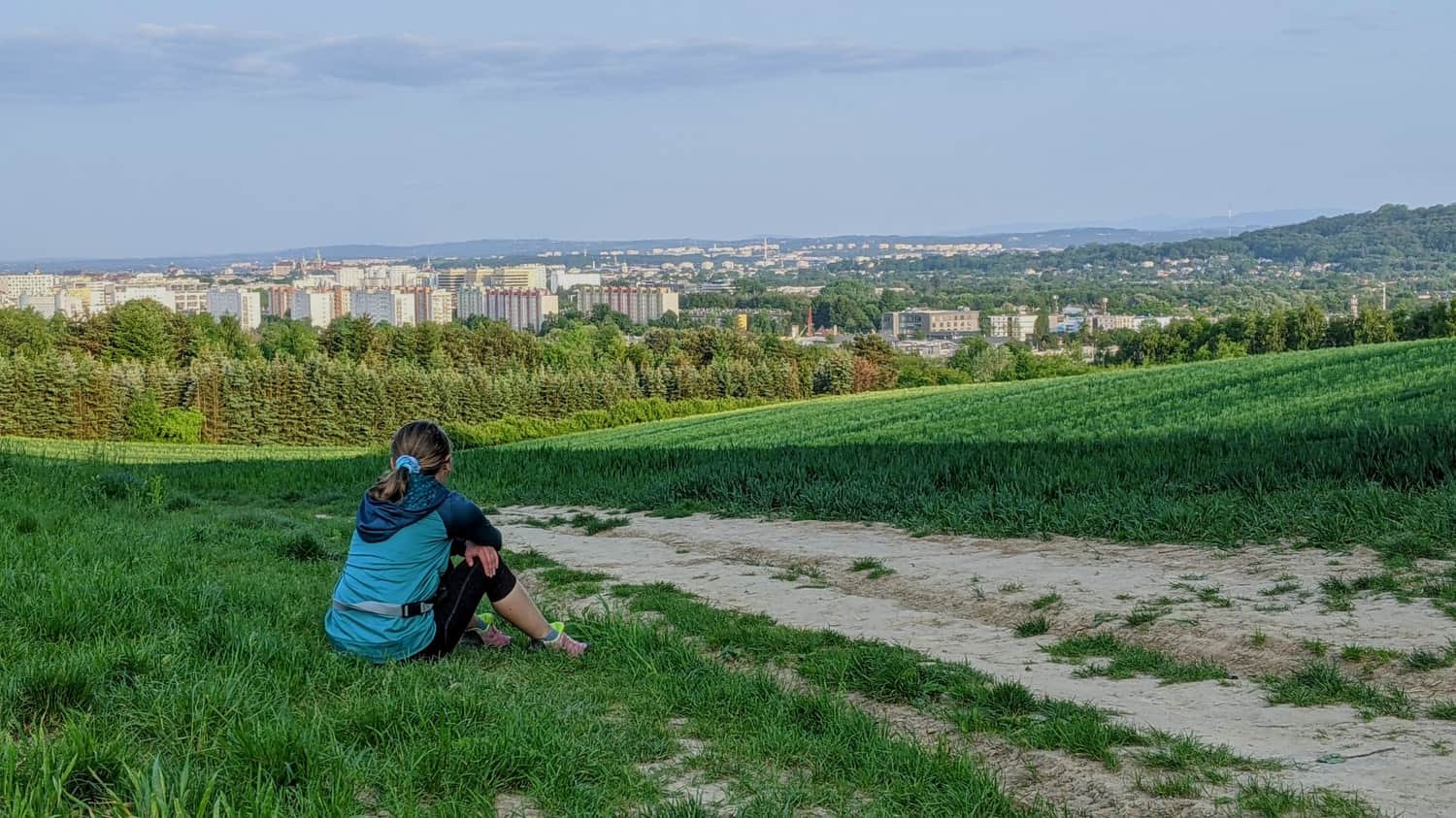 Krzyż pod Lipką - punkt widokowy na Kraków w Bronowicach Małych