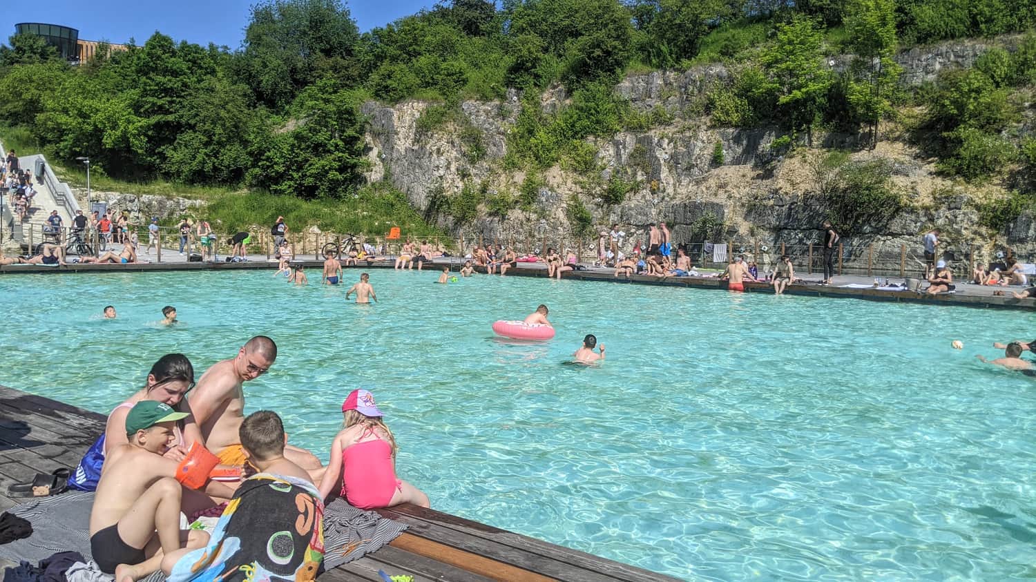 Zakrzówek Reservoir swimming area