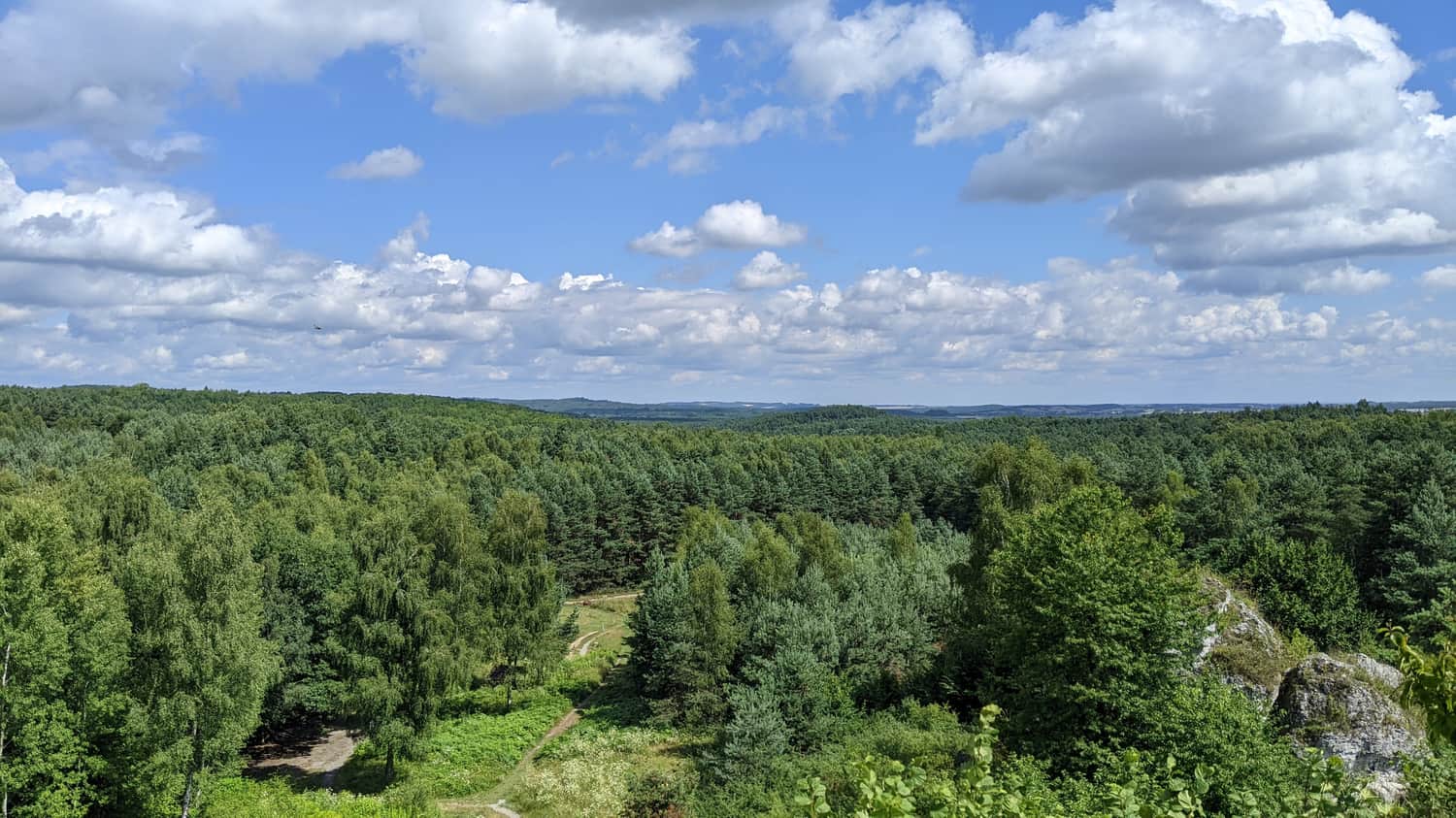 View from the viewpoint near Okiennik