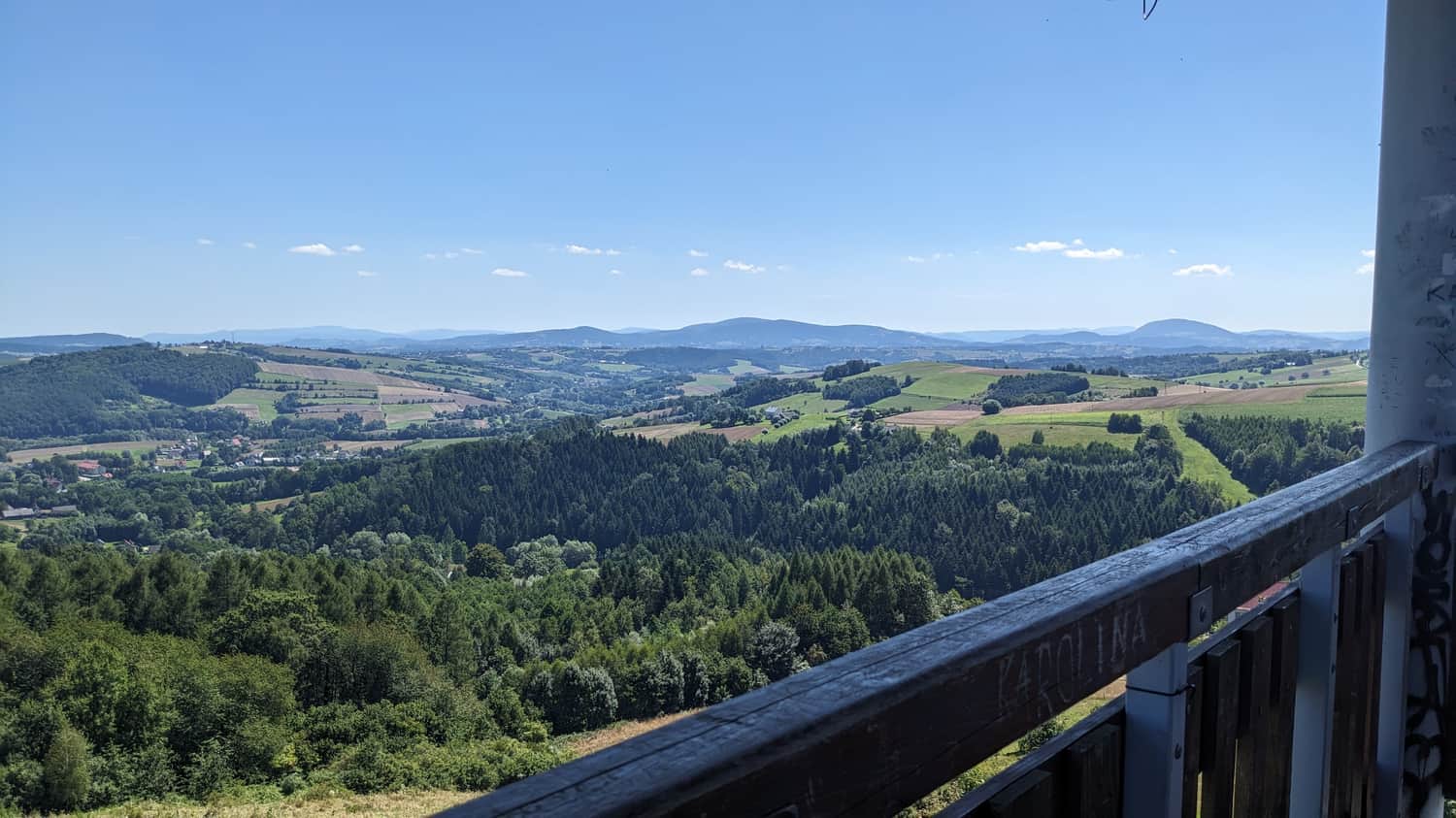 View from the Tower in Bruśnik