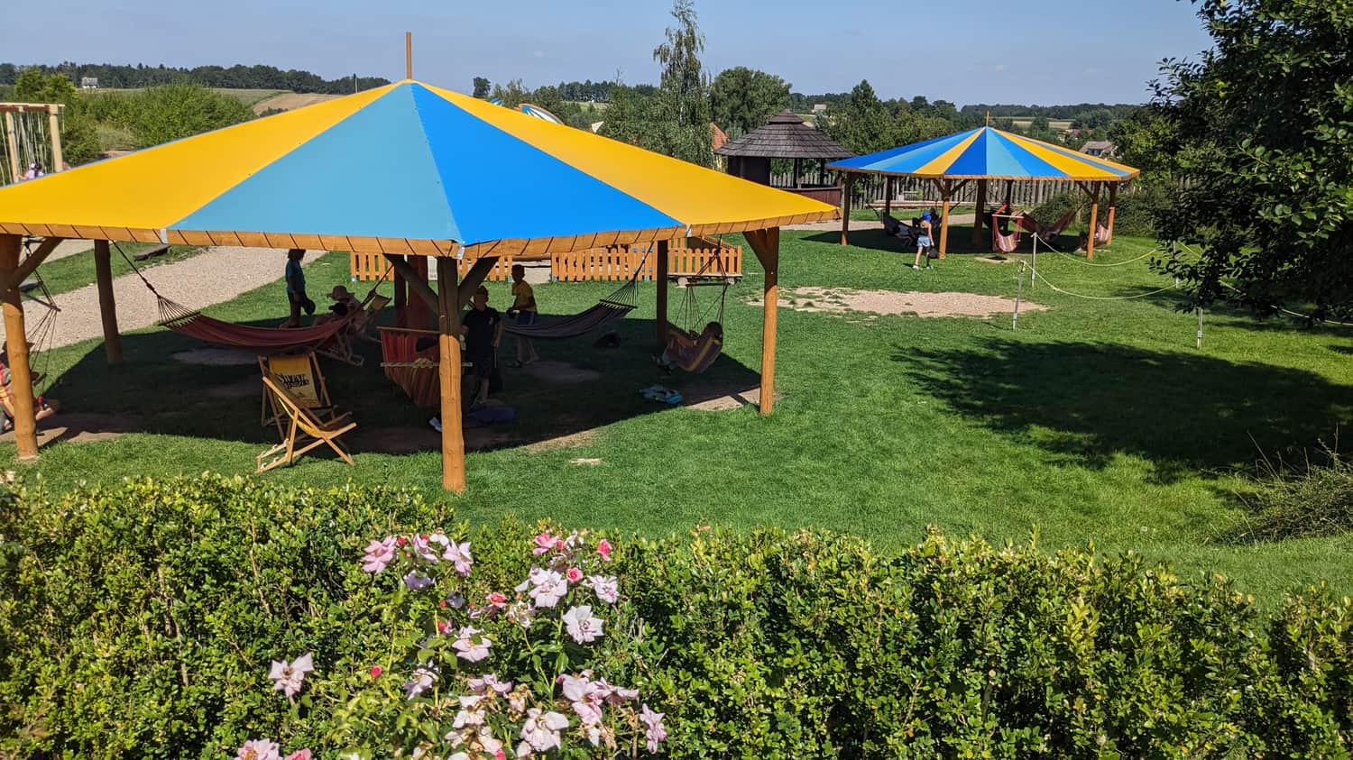 Hammocks and relaxation area, Fairy Fortress Inwałd