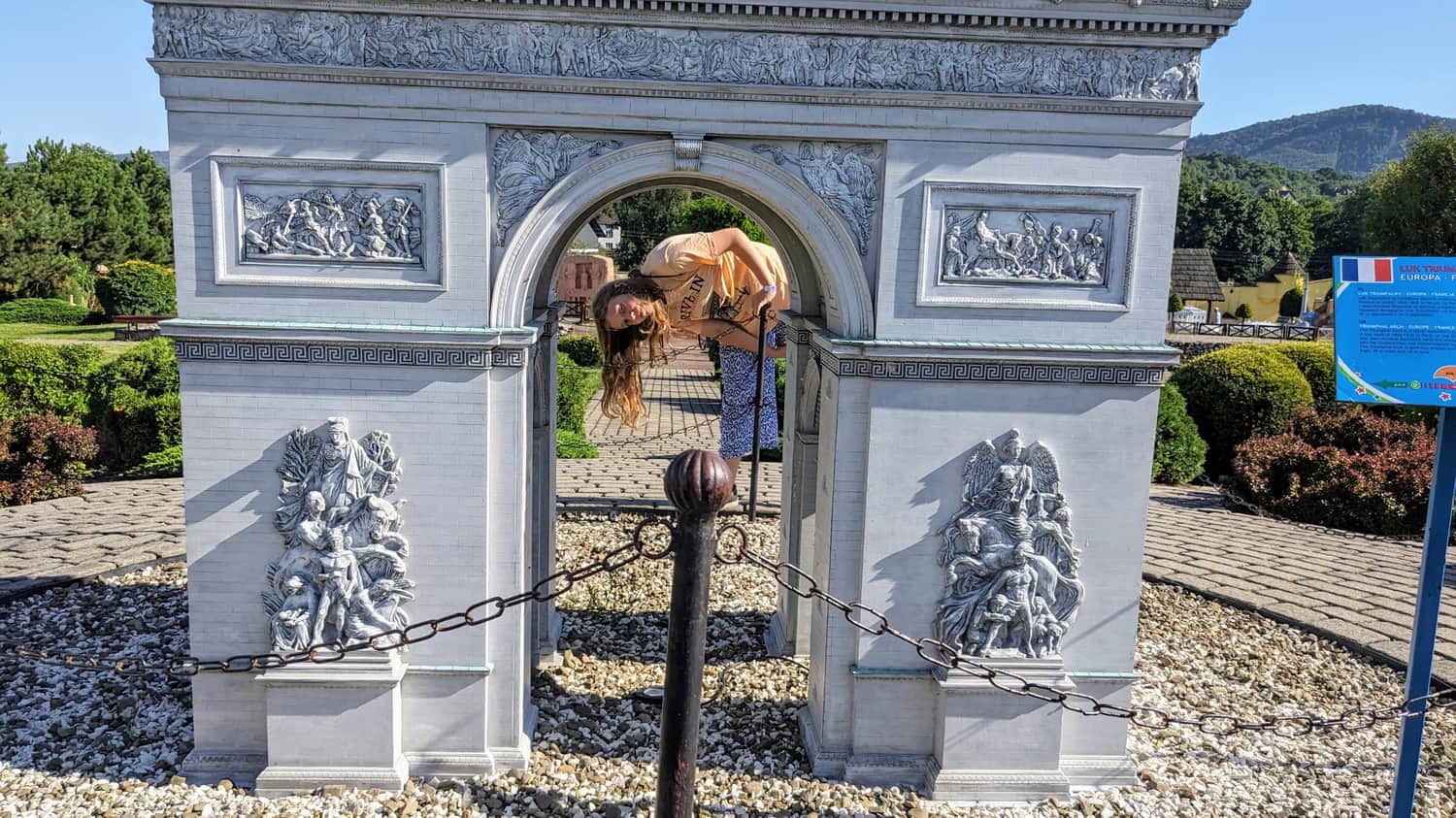 Triumphal Arch, Miniature Park in Inwałd