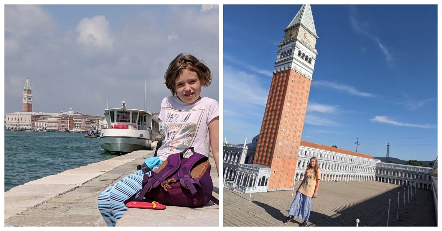 Under the Doge's Palace in Venice and in Inwałd