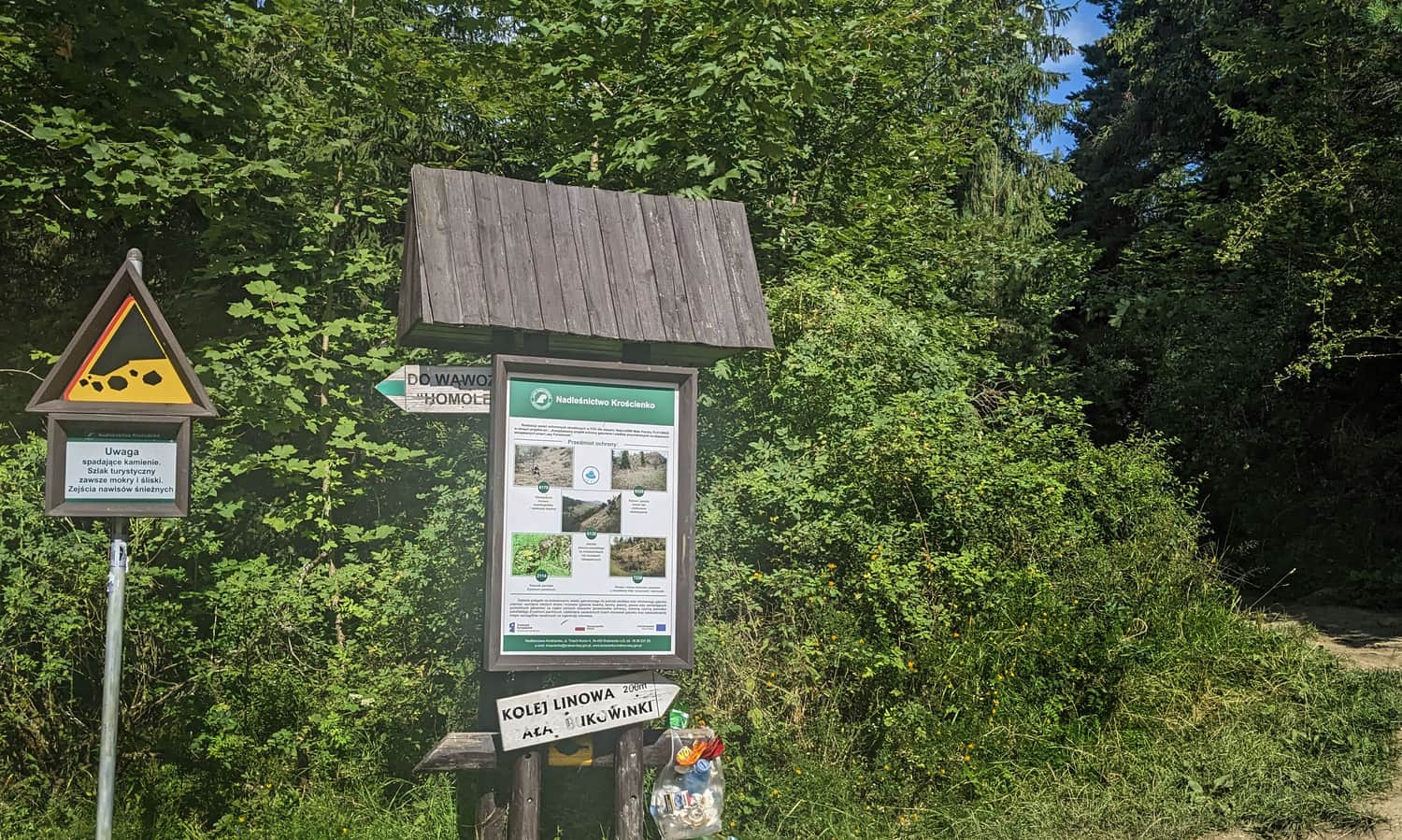Jameriska Meadow - a place where we can take the path to the upper station of the cable car and Bukowinka shelter