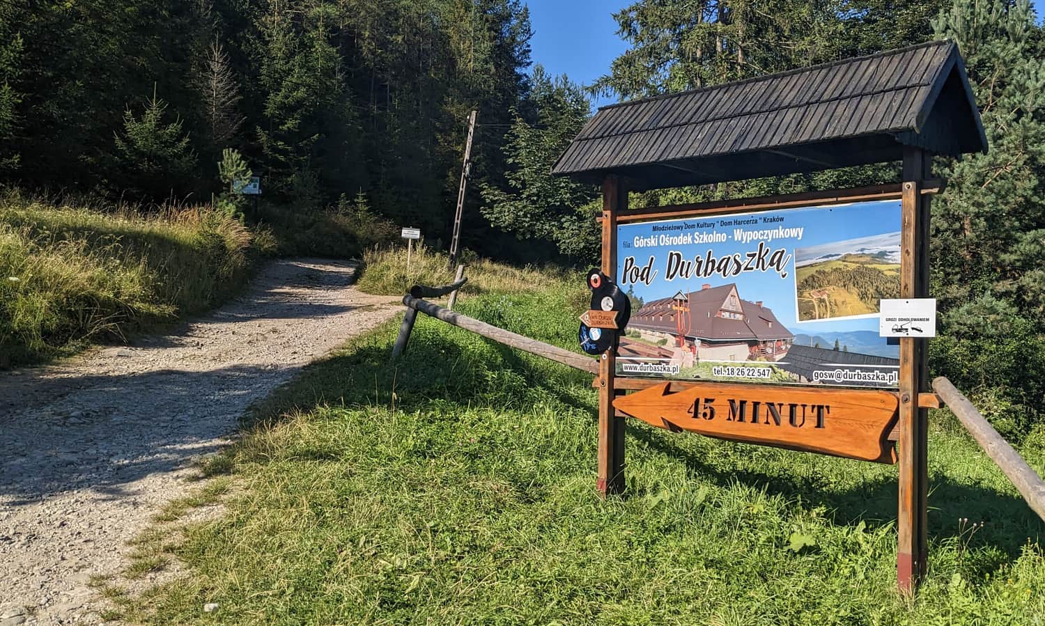 Jaworki: road to the 