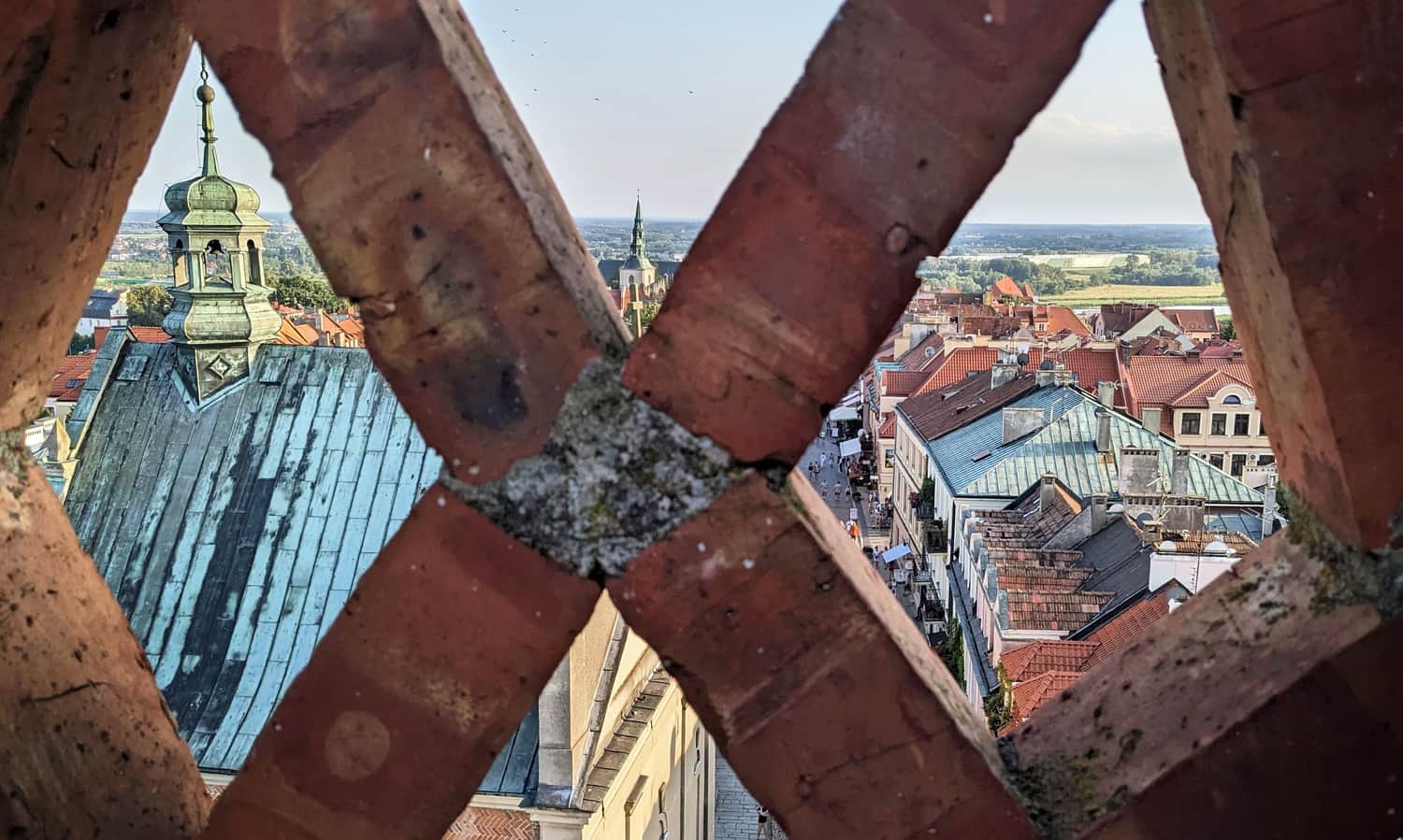 Sandomierz, widok z Bramy Opatowskiej