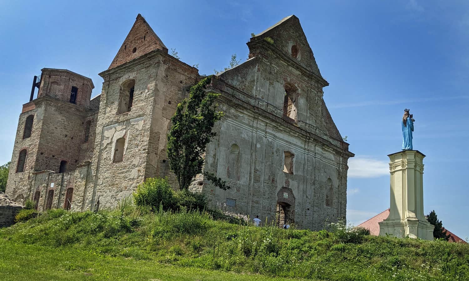 Discalced Carmelite Monastery in Zagórz - picturesque ruins in the Osława Valley near Sanok