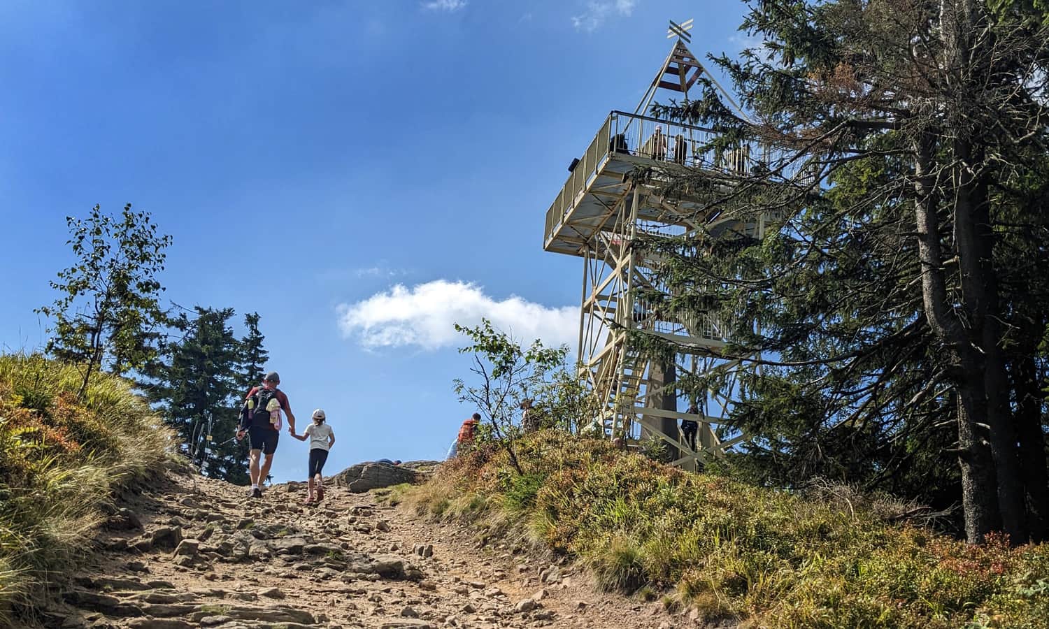 Niebieski szlak na Baranią Górę