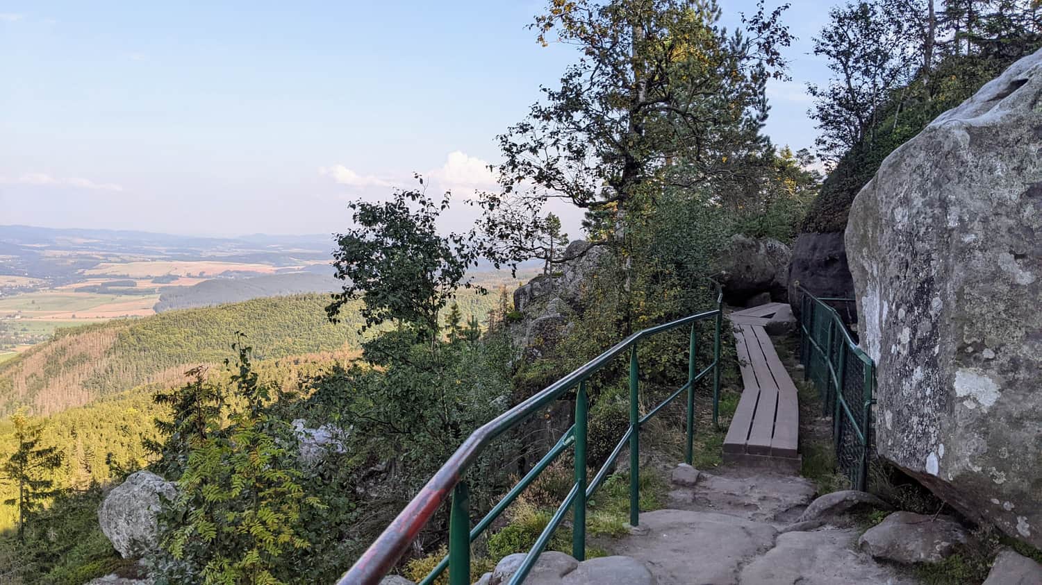 Szczeliniec Wielki - trasa turystyczna