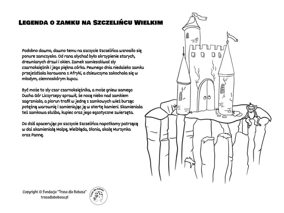 Legend of the castle on Szczeliniec Wielki
