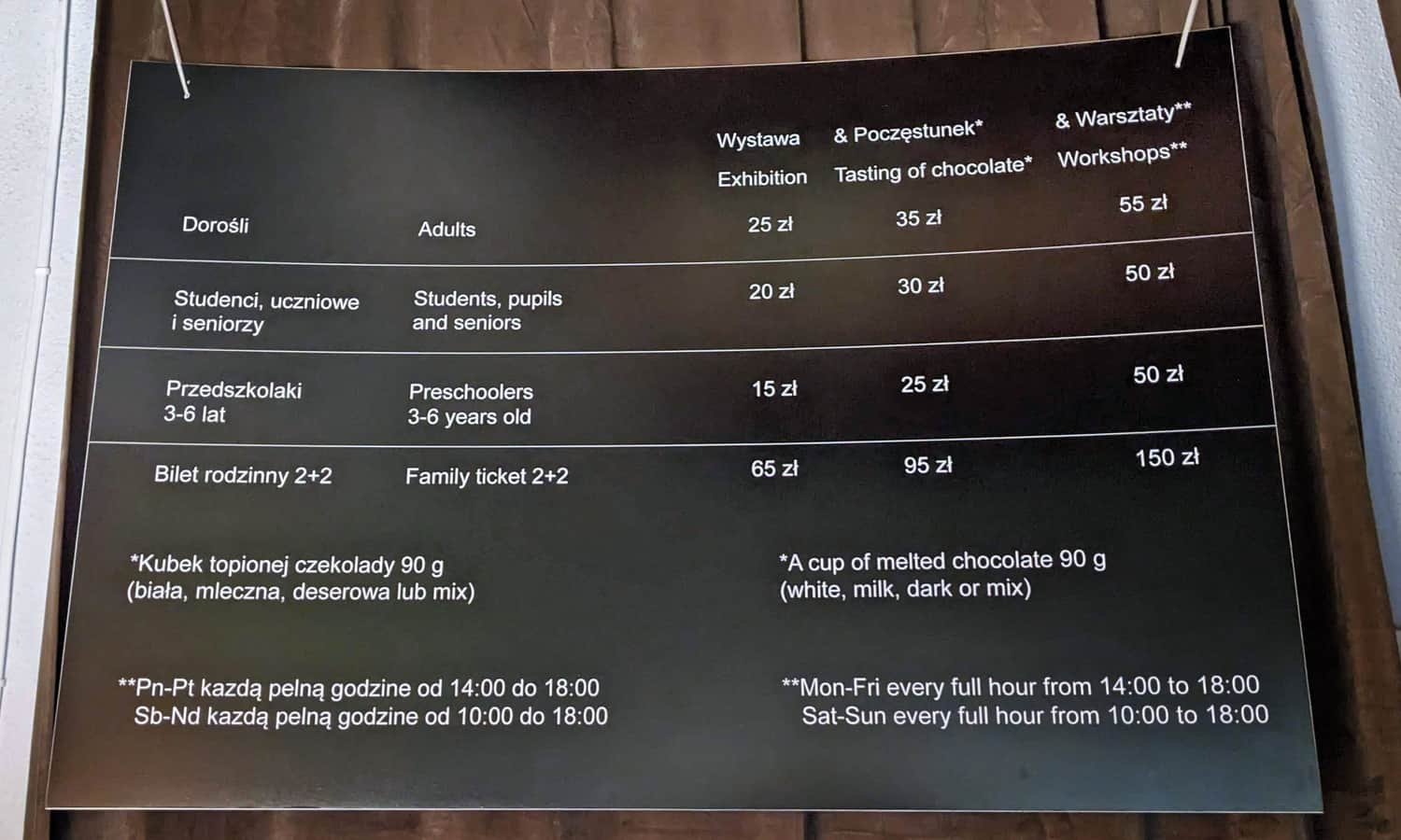 Żywe Muzeum Czekolady CHOCOzeum, Krakowska Manufaktura Czekolady