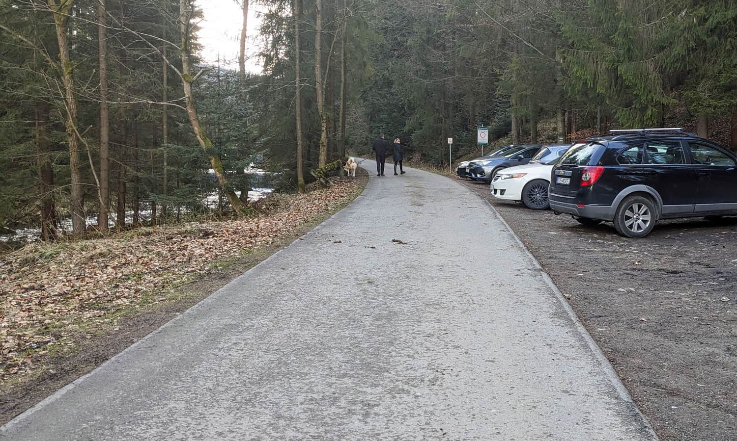 Parking w Dolinie Sopotni Wielkiej