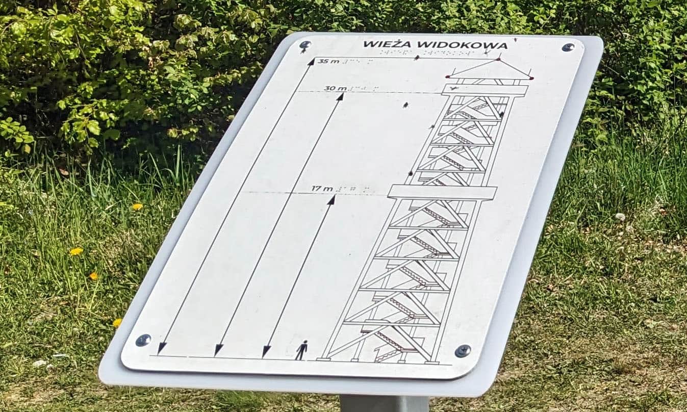 Wieża na Holicy - wysokość tarasów widokowych