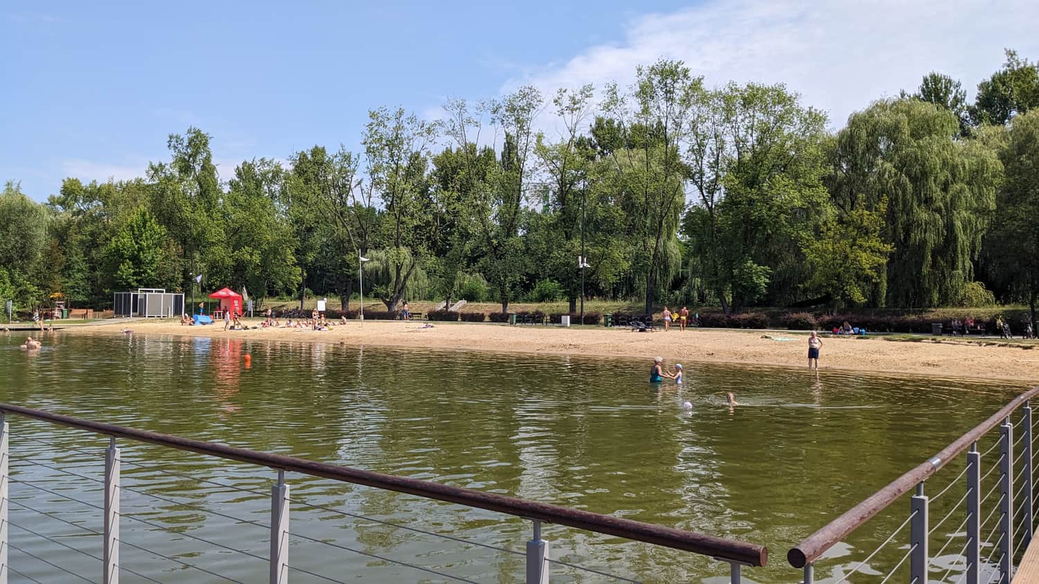 Beach and swimming area 