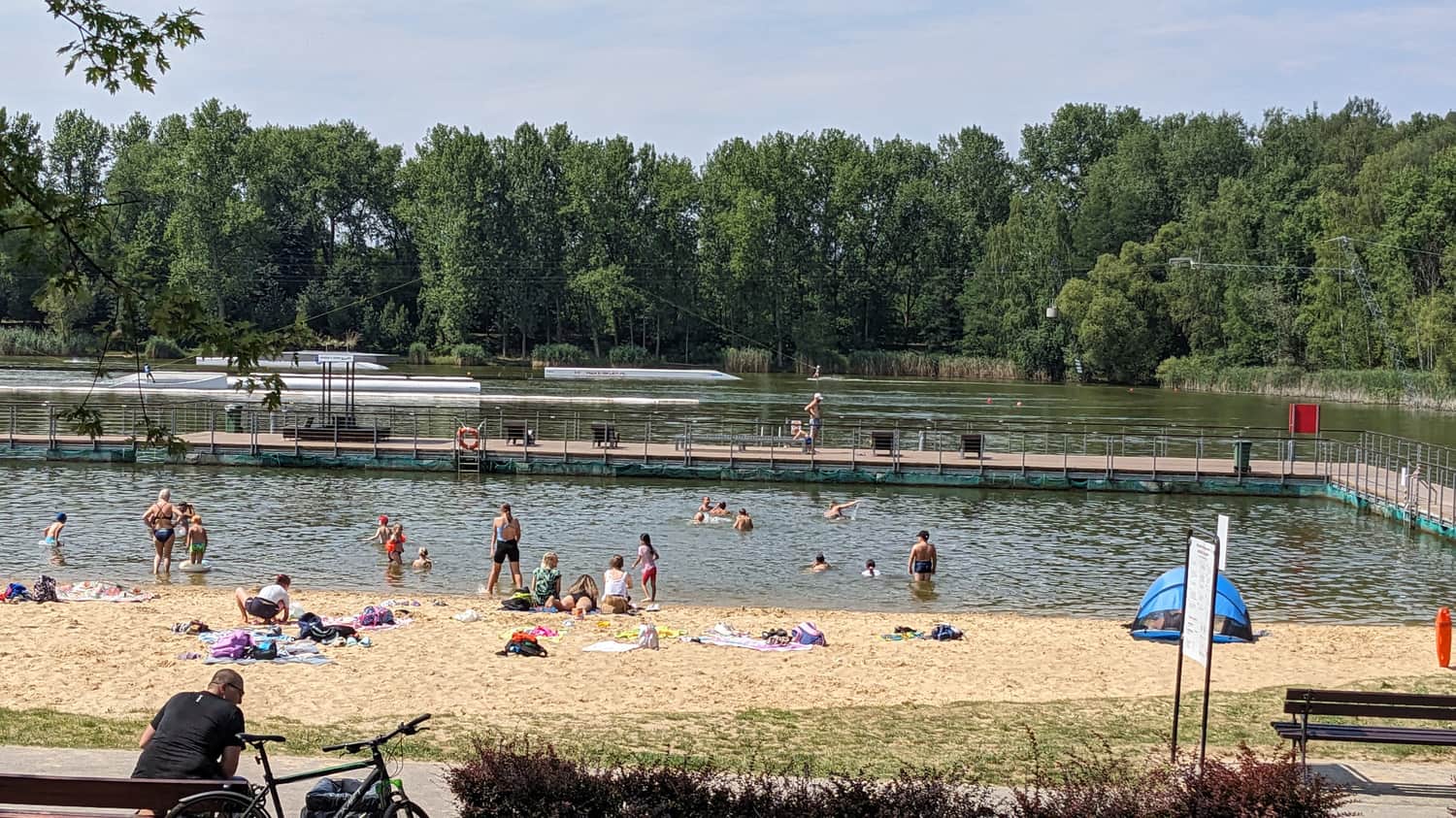 Beach and swimming area 