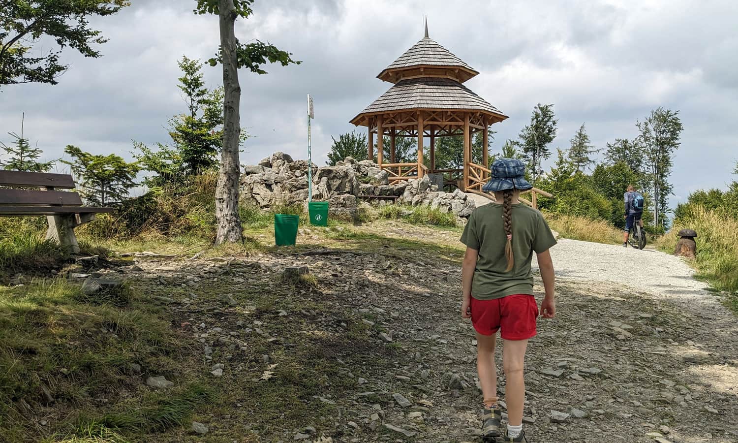 Gazebo at the summit of Kozia Góra