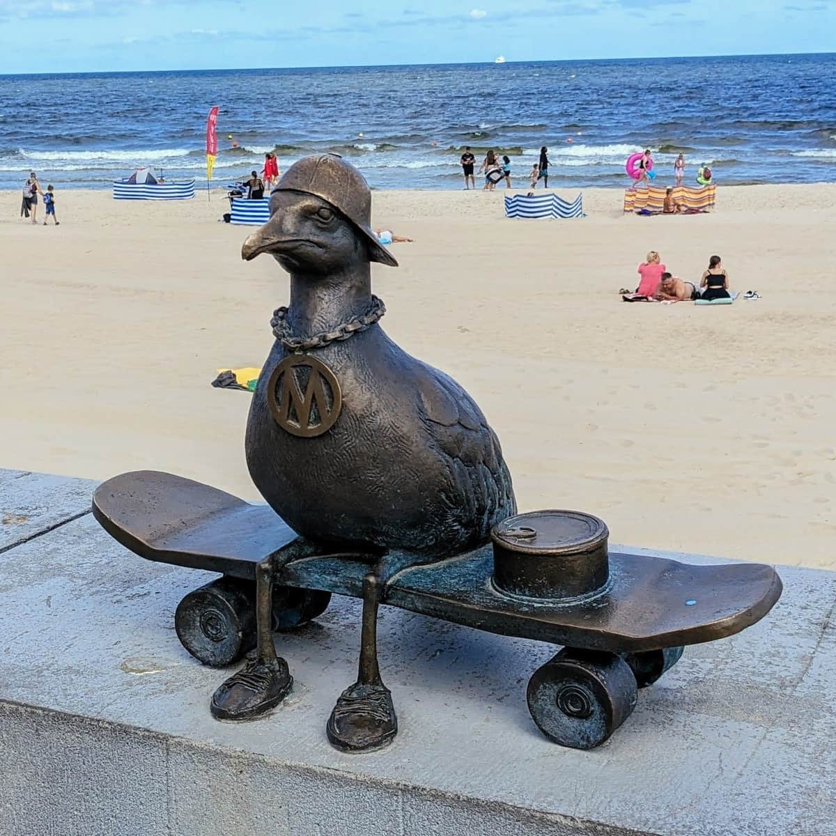 Mewy Mariany w Kołobrzegu - szlak, mapa i kolorowanki dla dzieci