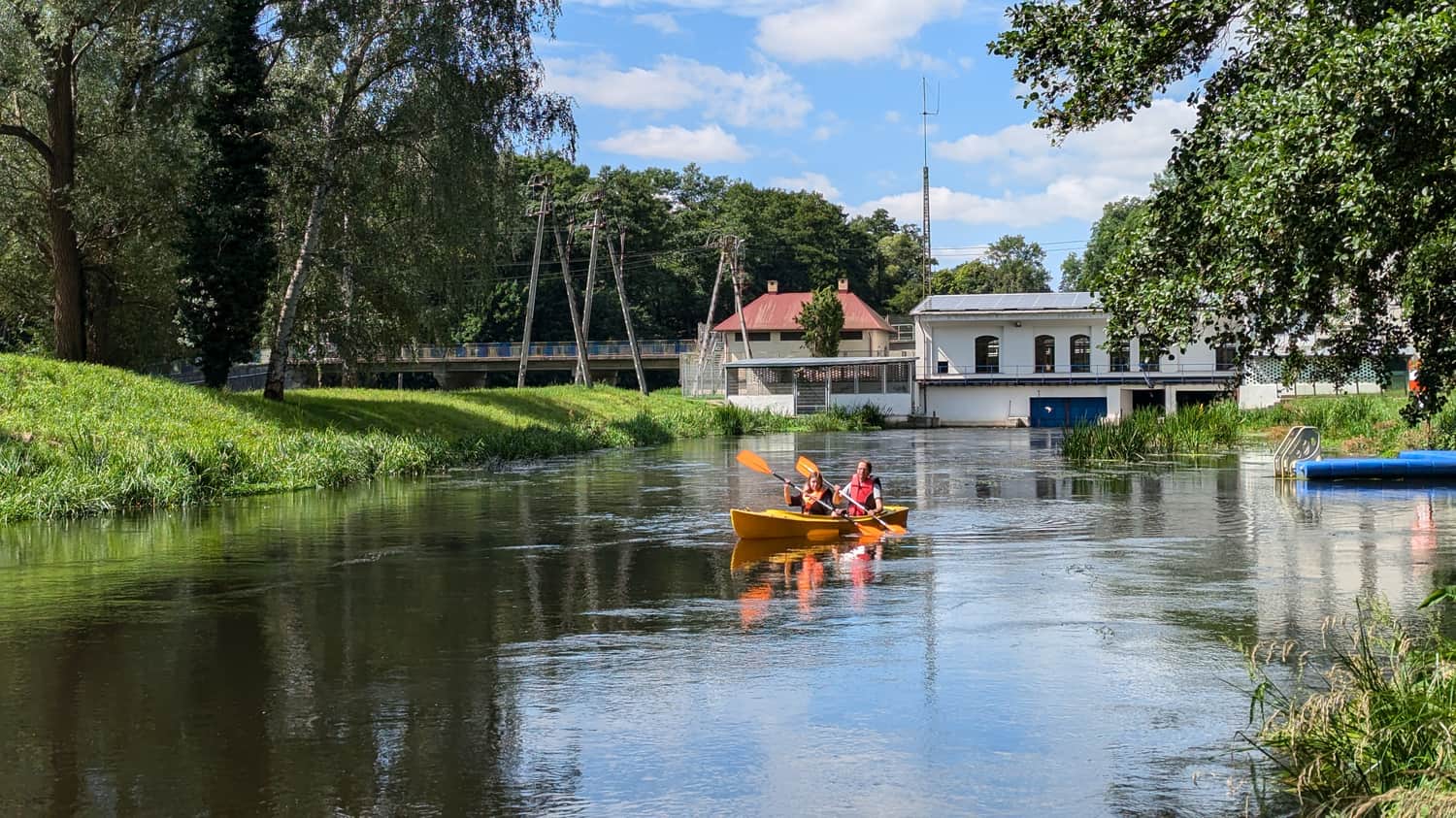 Przystań kajakowa w Płotach