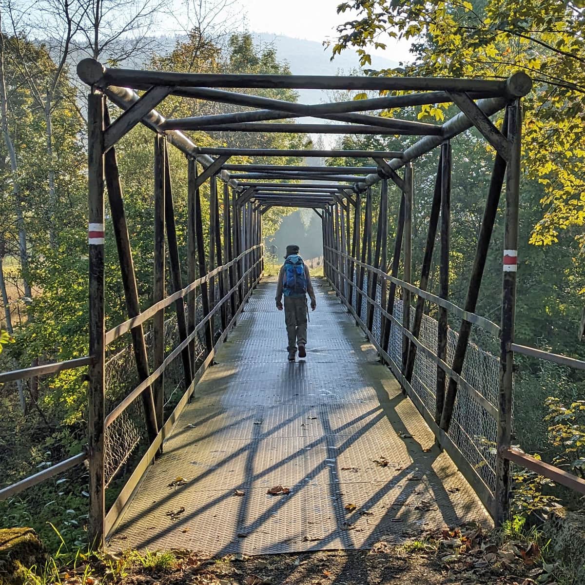 Z Hańczowej na Kozie Żebro - polecany czerwony szlak