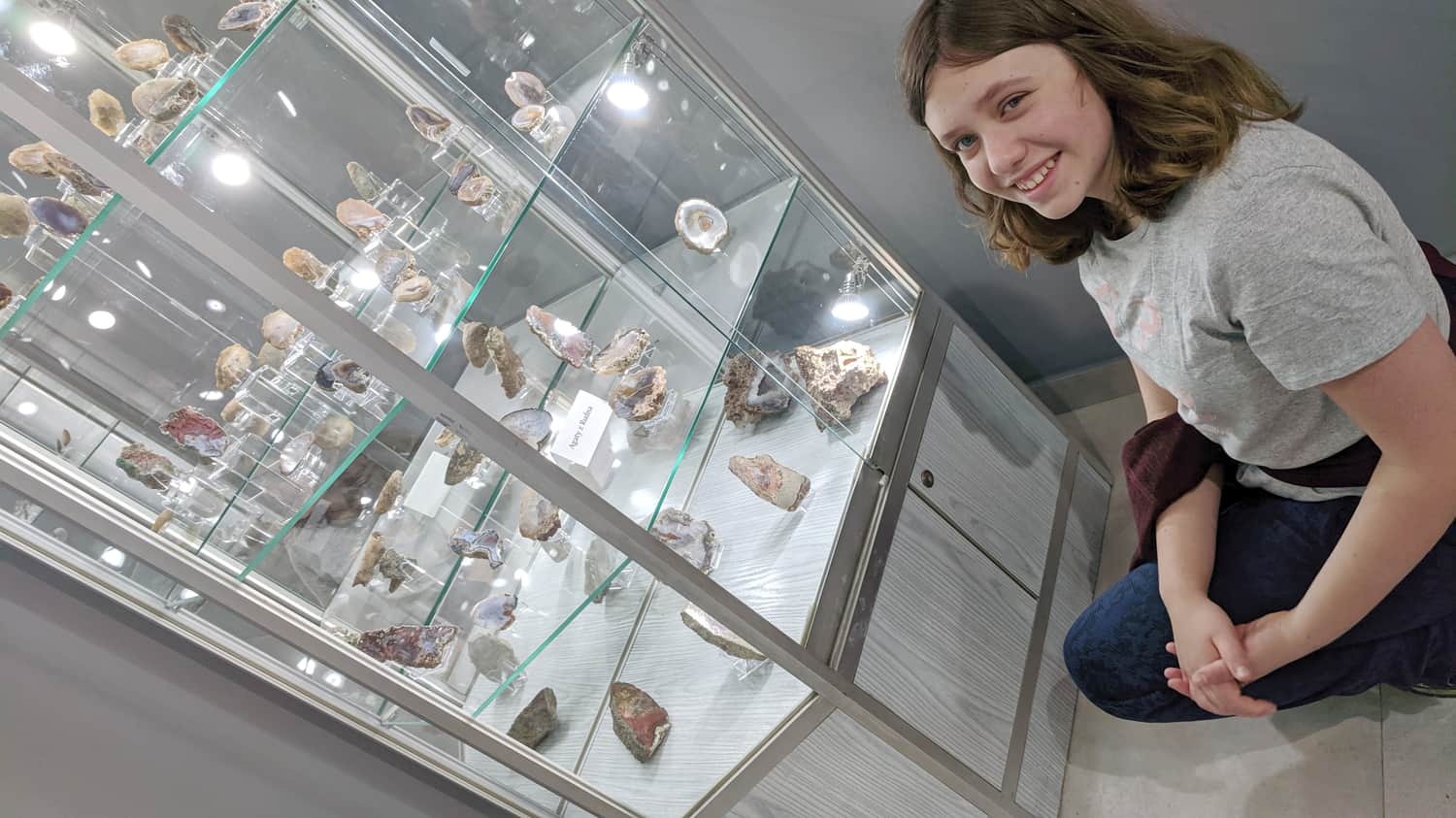 W Muzeum Agatów w Rudnie