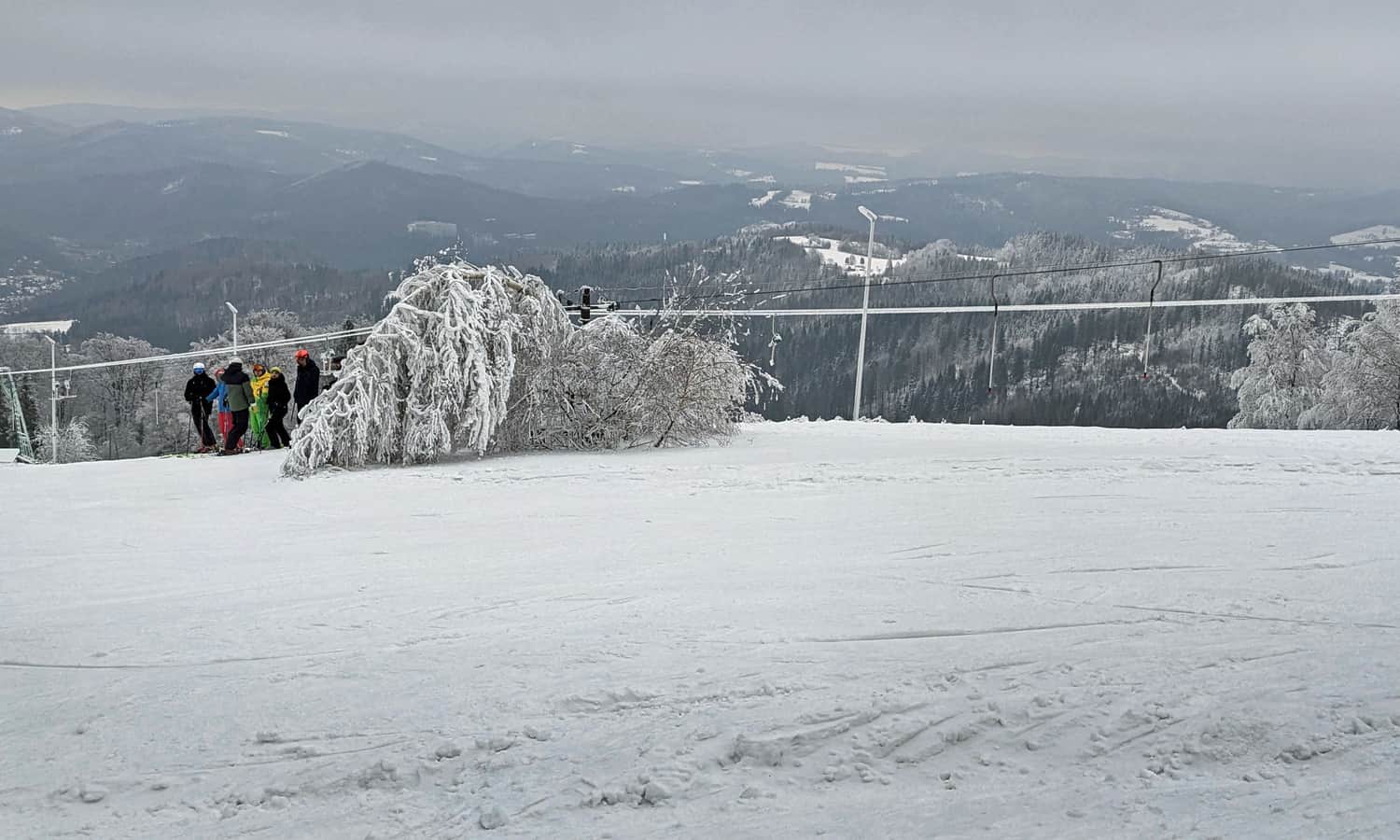 Soszów Wielki, 886 m n.p.m. Wyciąg narciarski