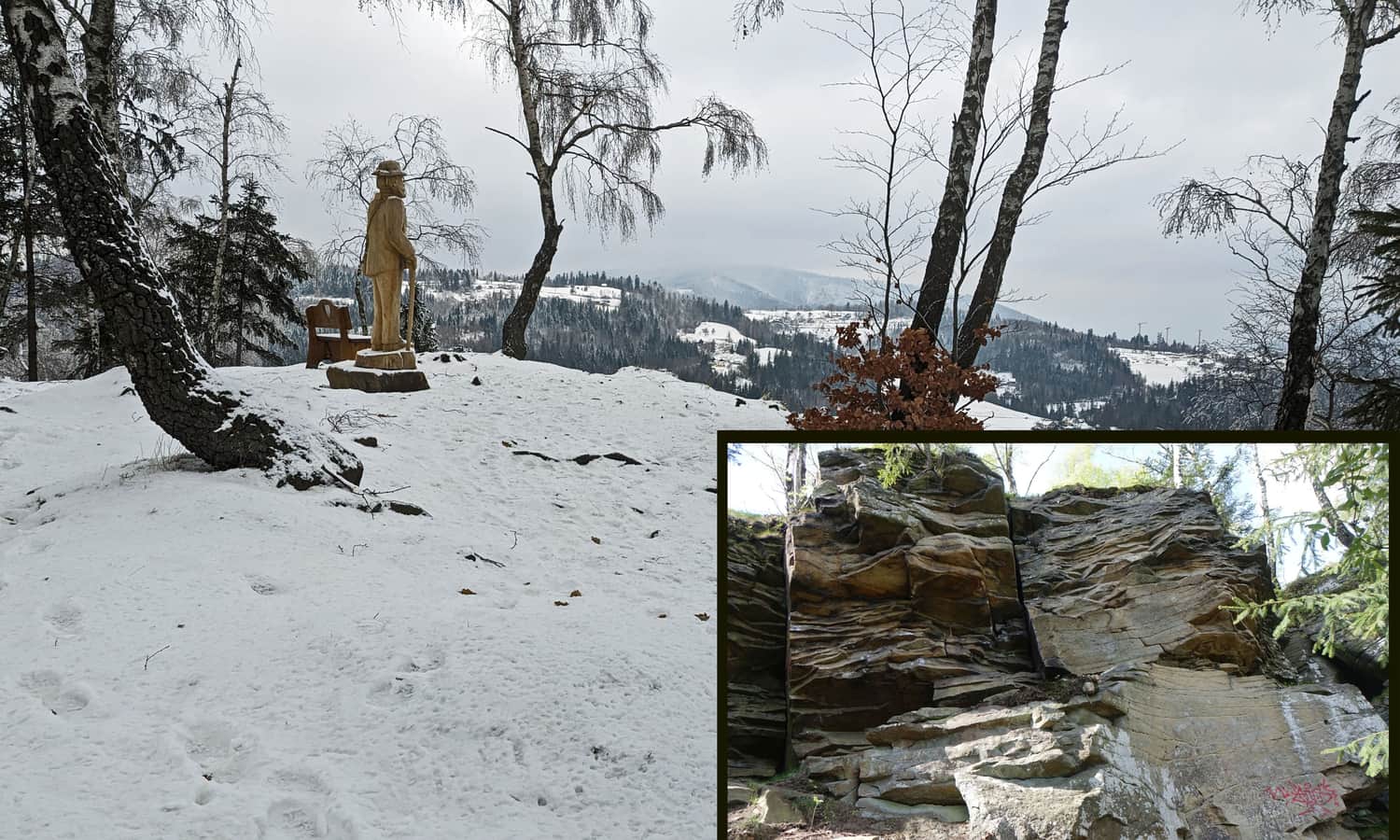 Krzakoska Skała. Fot. M. Mleczko + Jerzy Opioła (https://commons.wikimedia.org/wiki/File:Krzakoska_Ska%C5%82a_B%C5%9A1_(12).jpg)