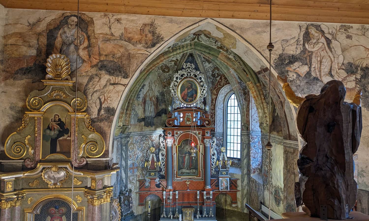 Kościół św. Bartłomieja Apostoła w Zbyszycach - wnętrze kościoła