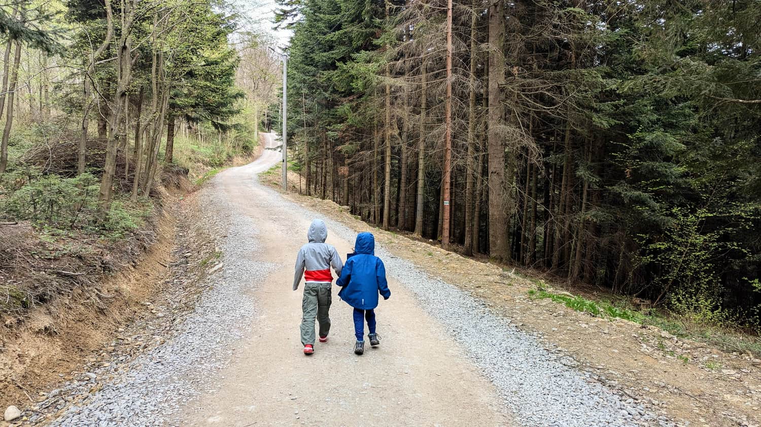 Droga do wieży widokowej na Łysuli