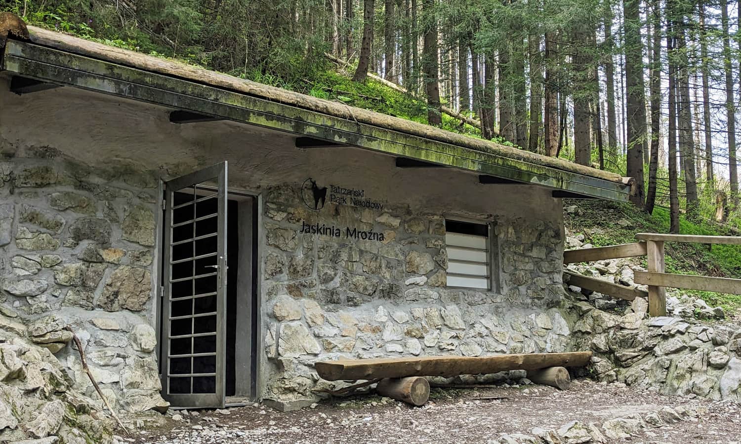 Entrance to Mroźna Cave above Kościeliska Valley