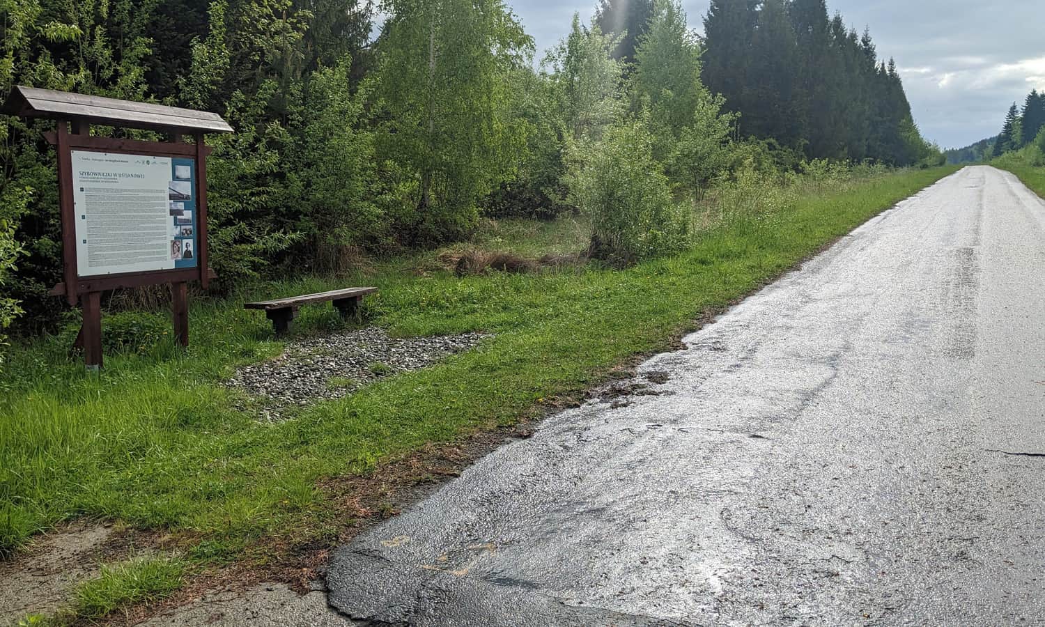 From Ustianowa Dolna to Holica - educational path boards 