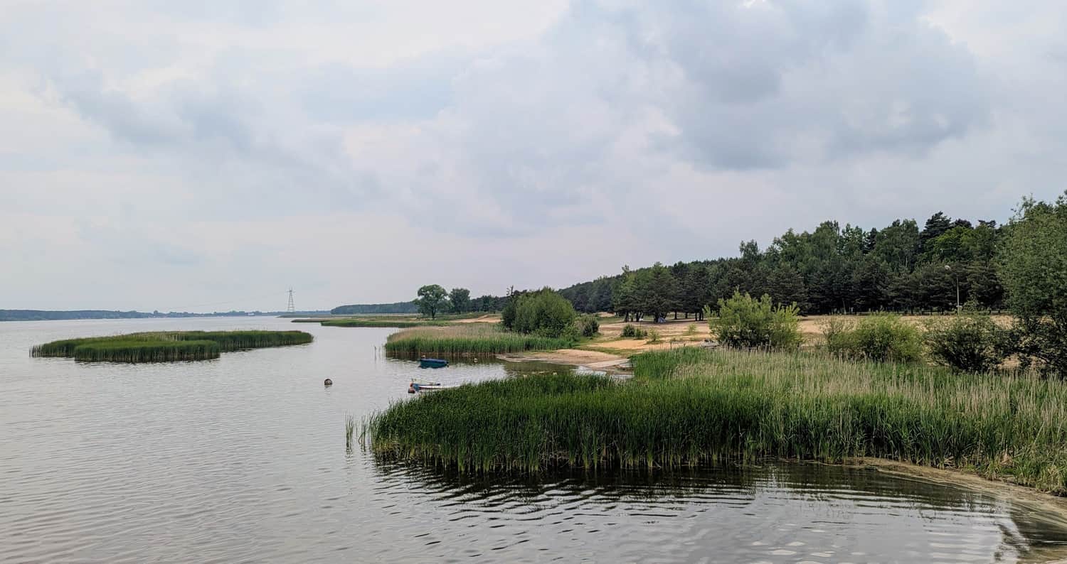 Widoki na zalew Poraj