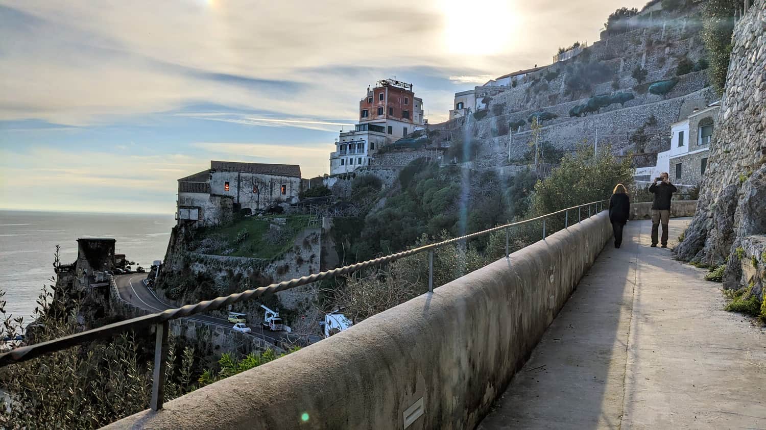 Walking from Amalfi to Atrani
