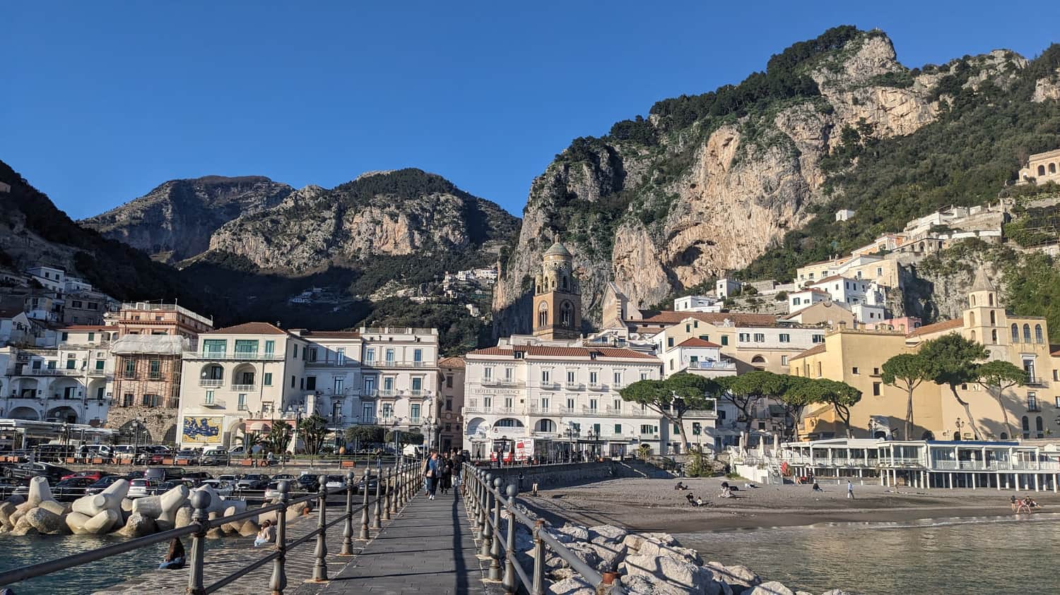 Coastline in Amalfi