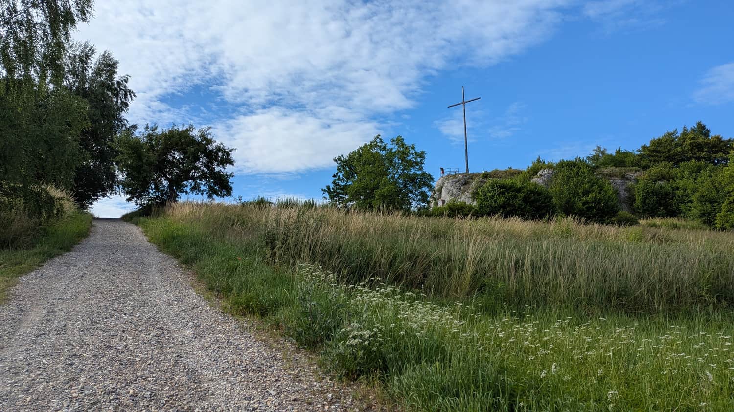 Ascent to the Rock with the Cross in Nielepice