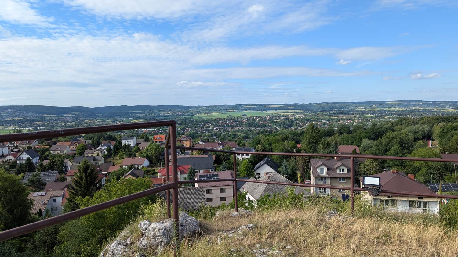View from the Rock with the Cross, Nielepice