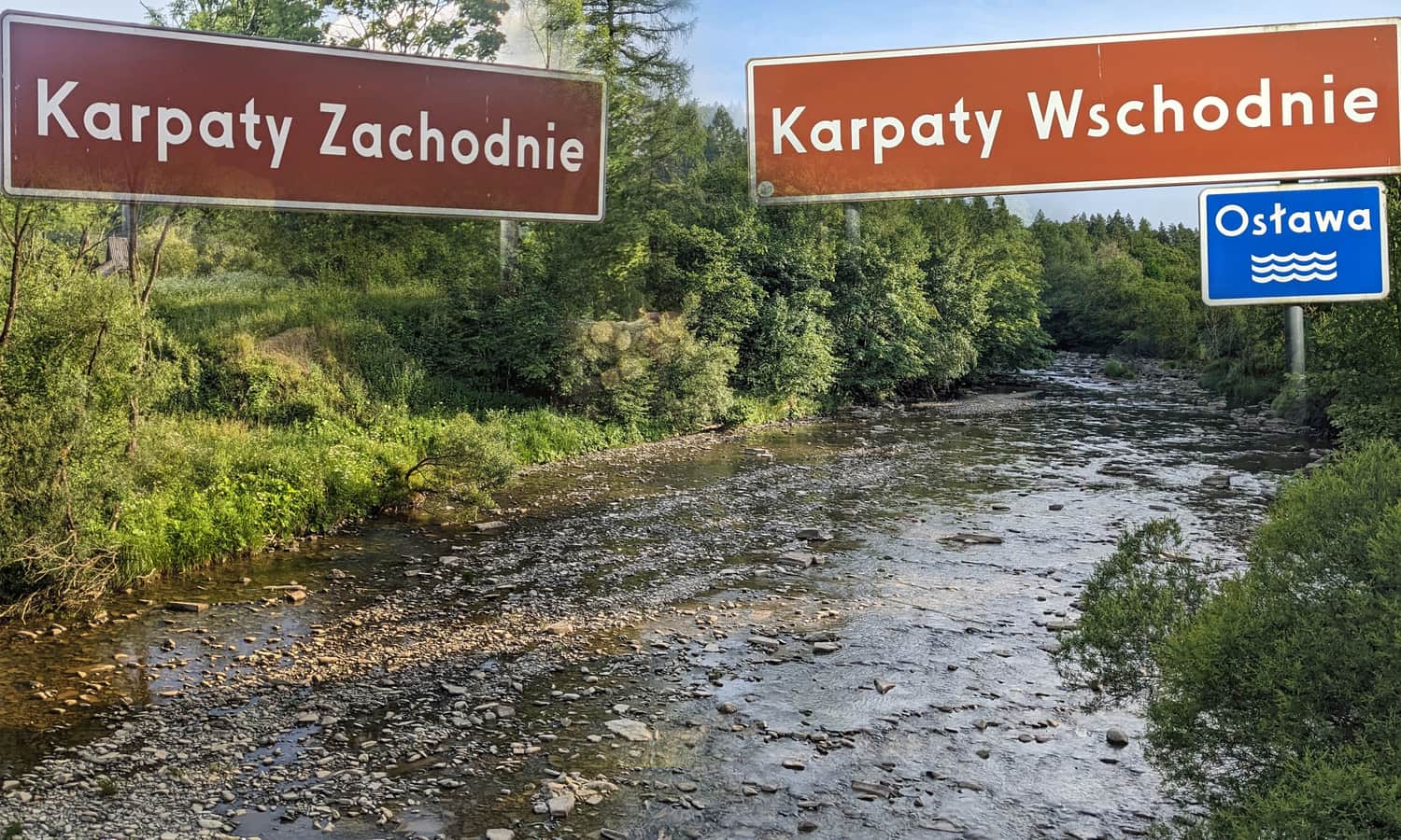 Osława - granica Karpat Wschodnich i Zachodnich w Prełukach