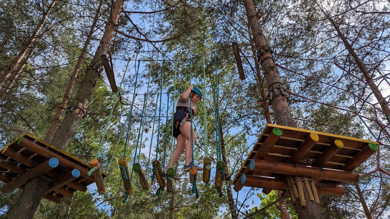 Park linowy, kąpielisko Balaton w Trzebini