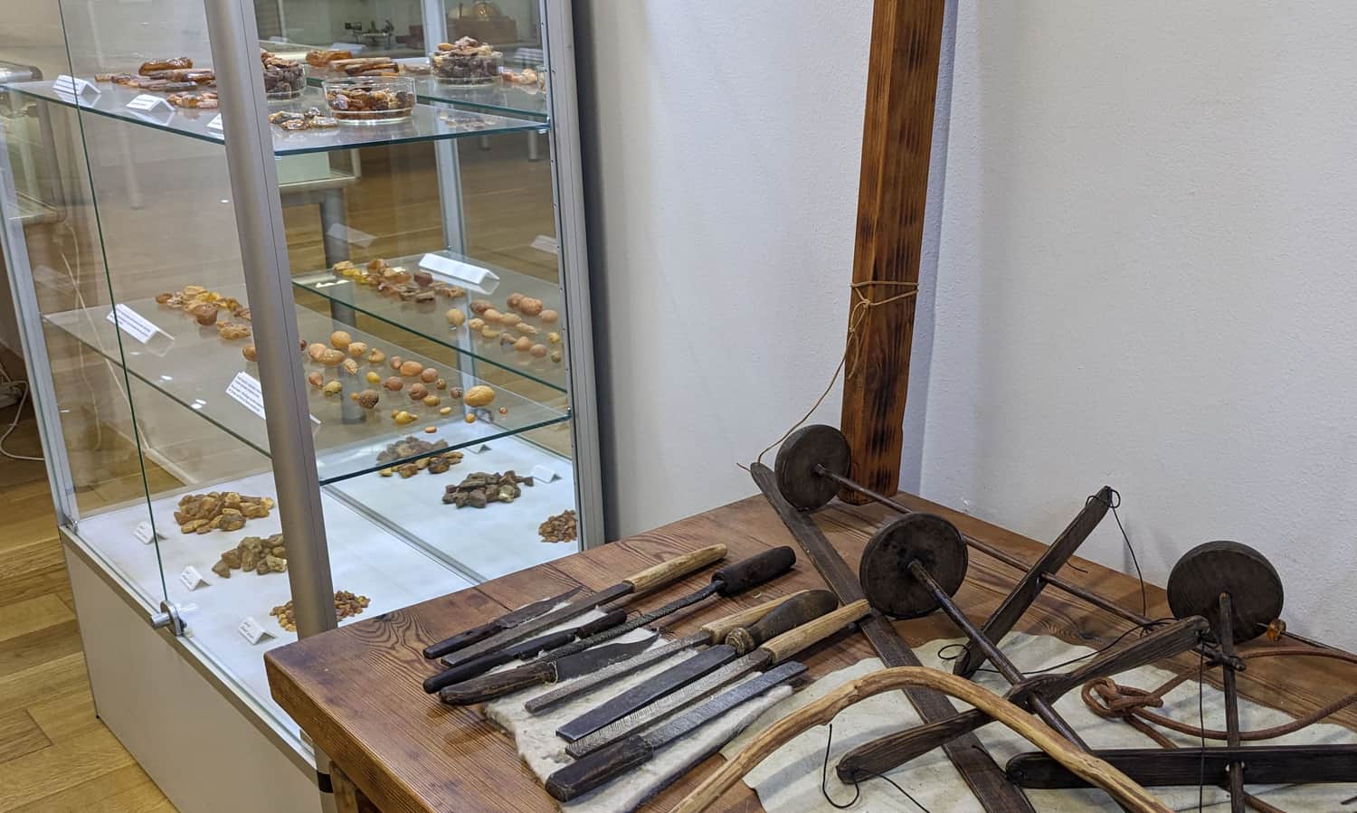 Muzeum Rybołówstwa w Świnoujściu, wystawa bursztynów