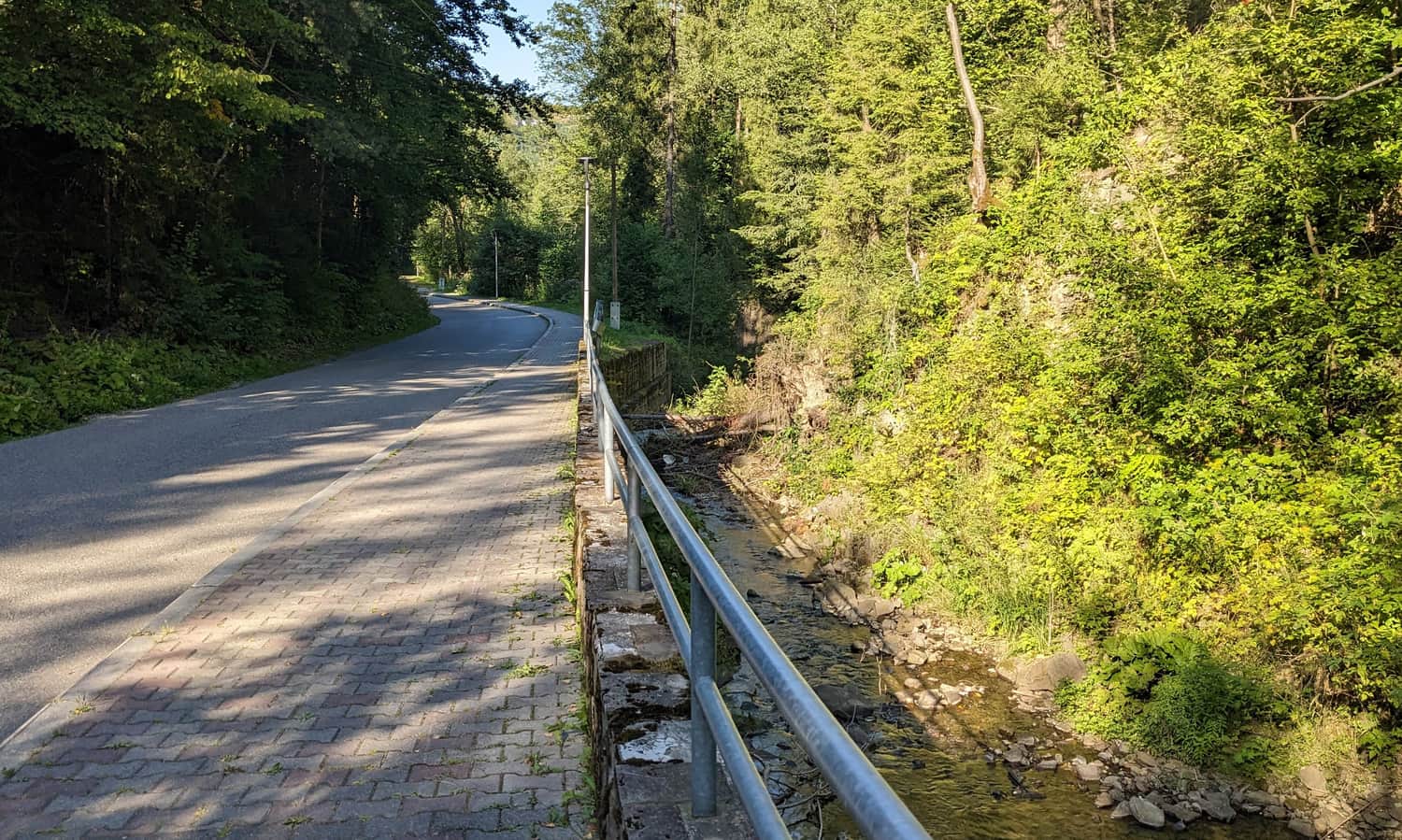 Black trail from Szczawa to Gorc – walkway along the Głębiniec stream