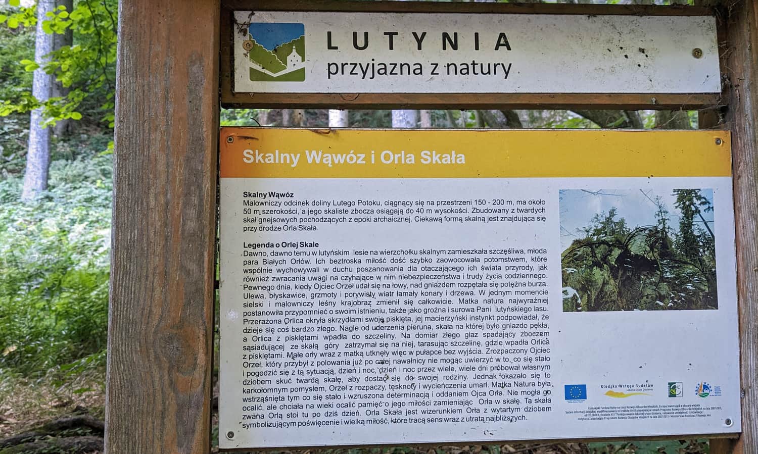 Z Lutyni na Borówkową Górę. Legenda o Orlej Skale