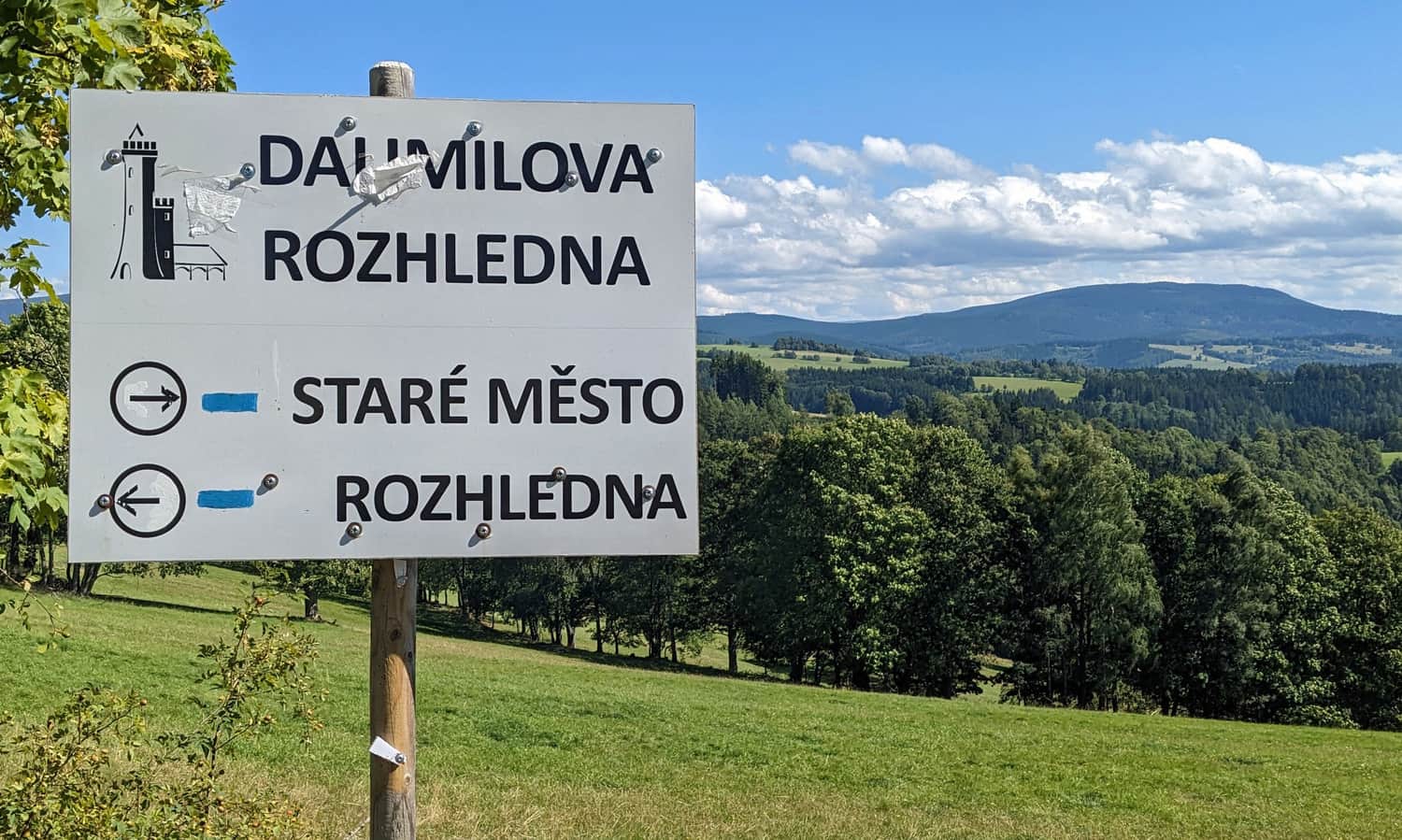 Jak dojść do wieży widokowej Dalimilova rozhledna?