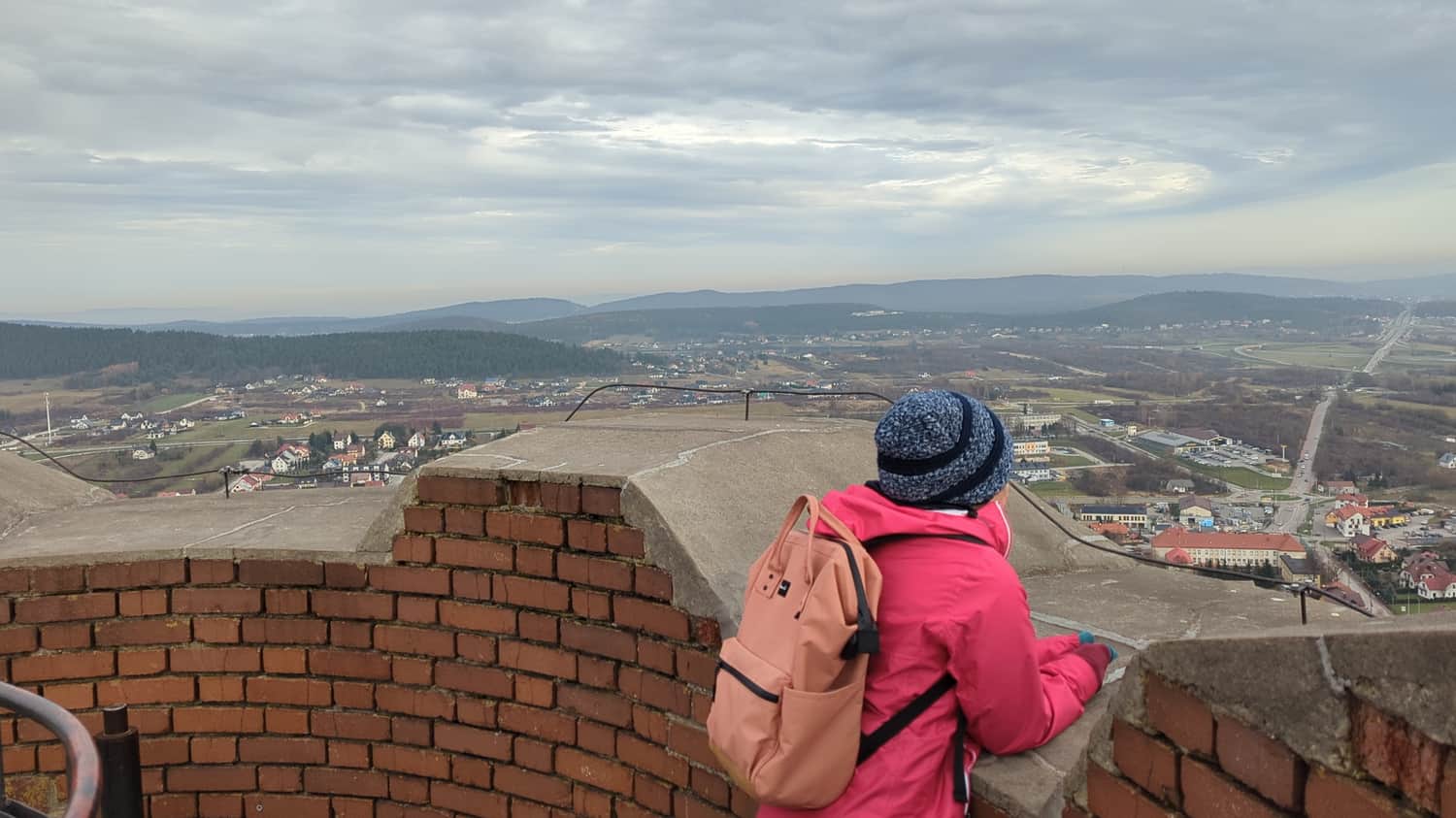 Widok z zamkowej baszty