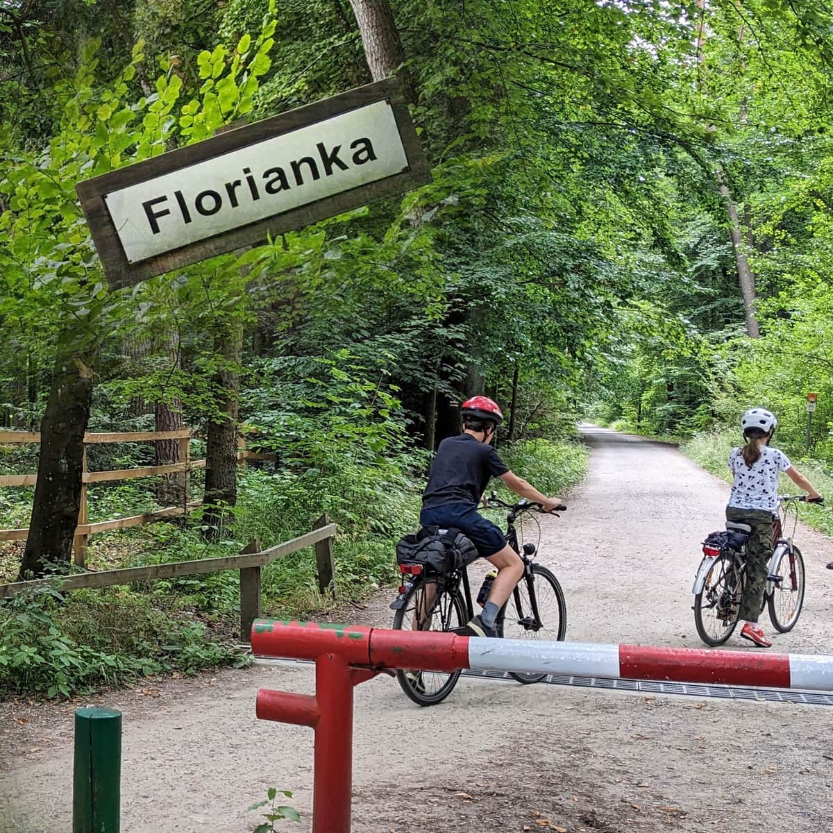 Ze Zwierzyńca do Florianki - pieszo lub na rowerze