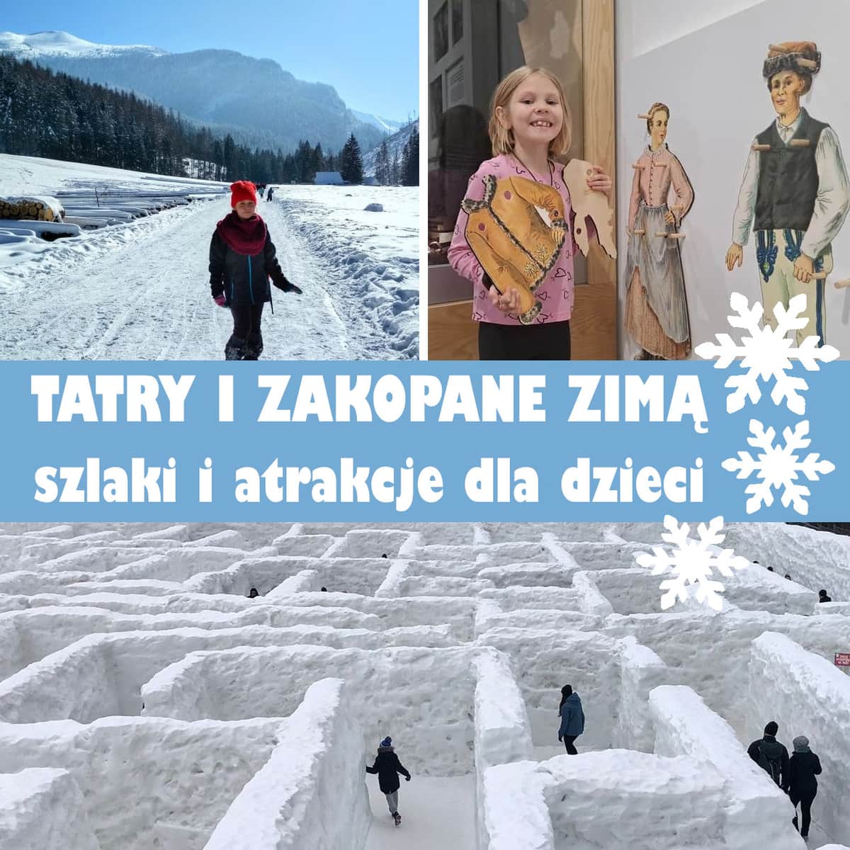 Tatry i Zakopane zimą z dziećmi - łatwe szlaki i atrakcje